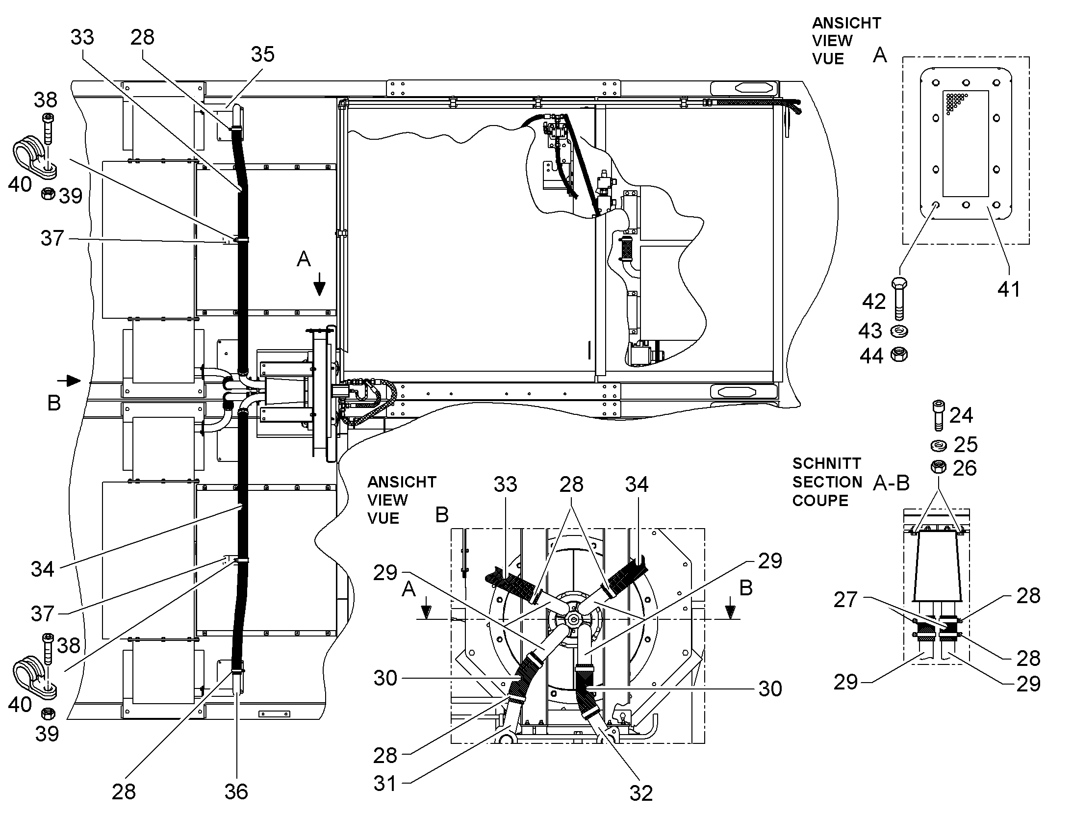 ШЛАНГ ВОЗДУШНЫЙ 10049909 LIEBHERR
