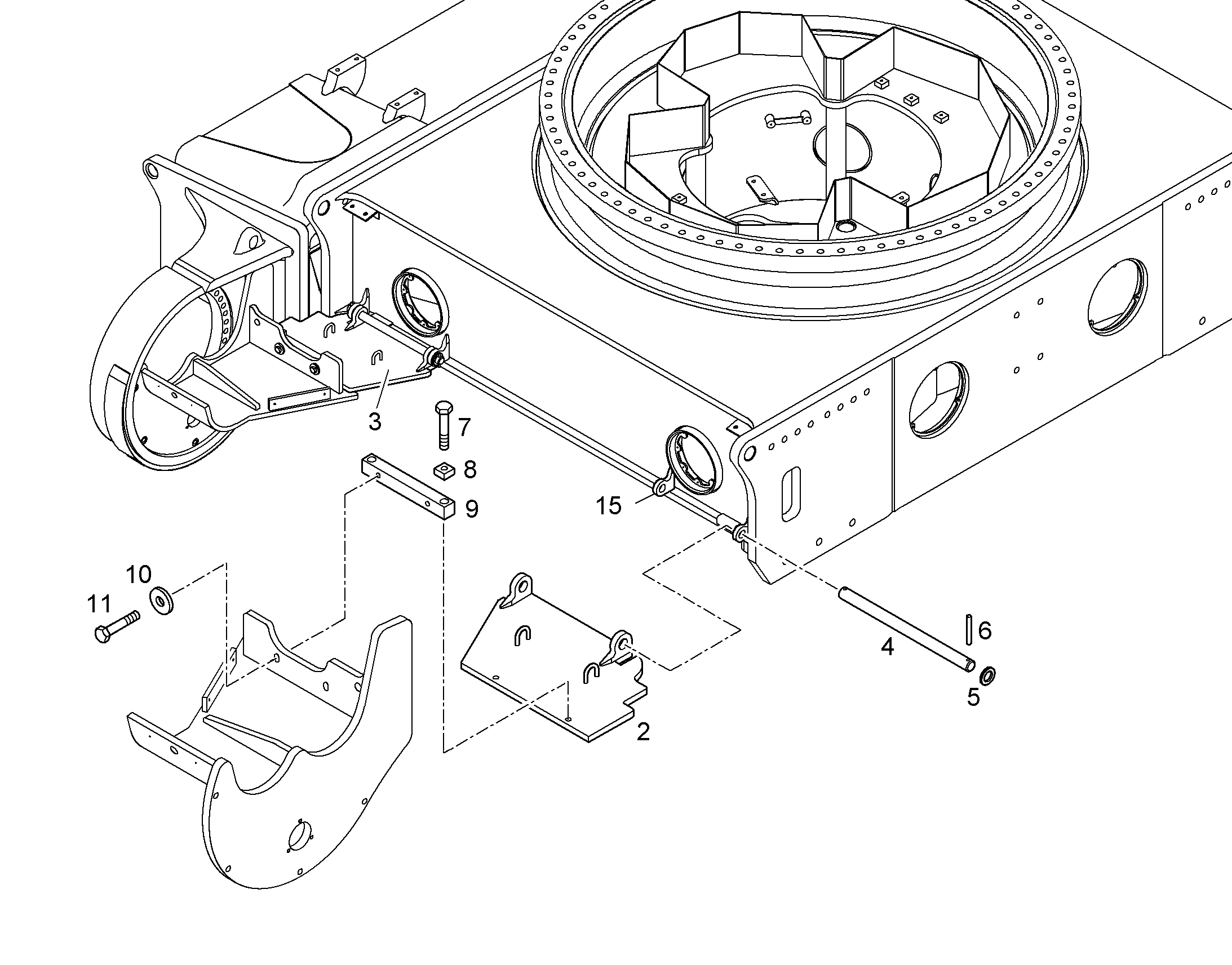 КОЛОДКА 10063420 LIEBHERR