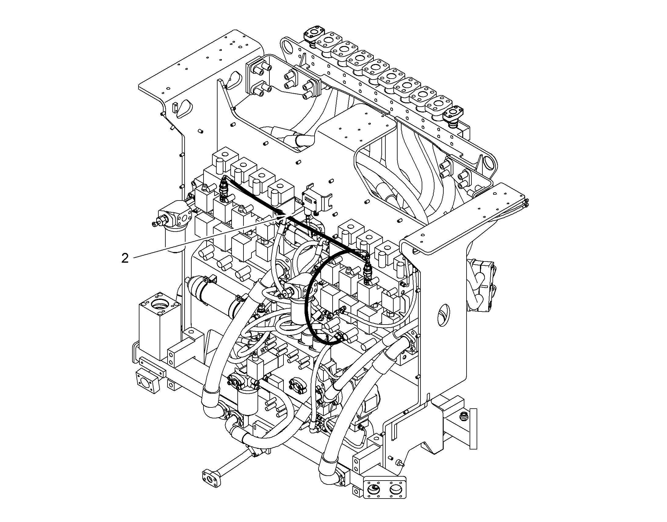 ДООБОРУДОВАНИЕ ОТКИДНОЙ КОВШ 10073631 LIEBHERR