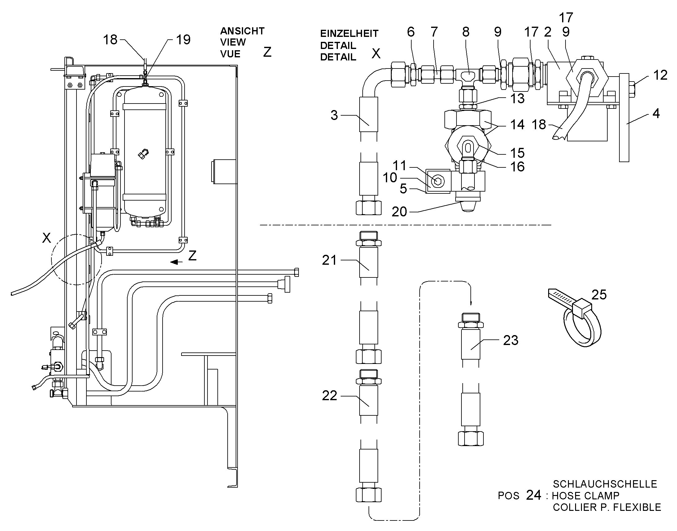 ШЛАНГ 12X9300 10000439 LIEBHERR
