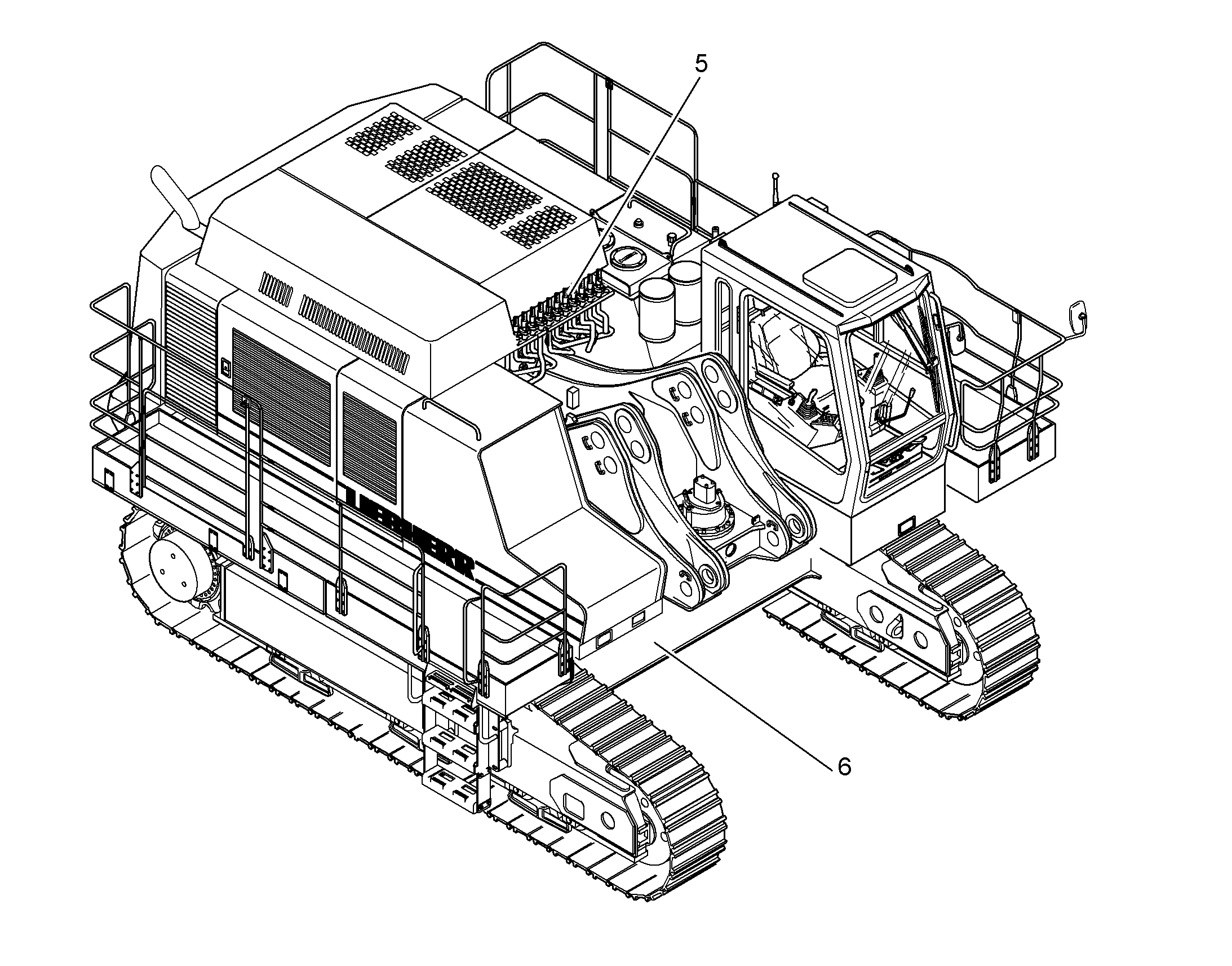 СЕРВОДВИГ.ТРАНСП.ПОВ.ПЛАТФ. 10064058 LIEBHERR