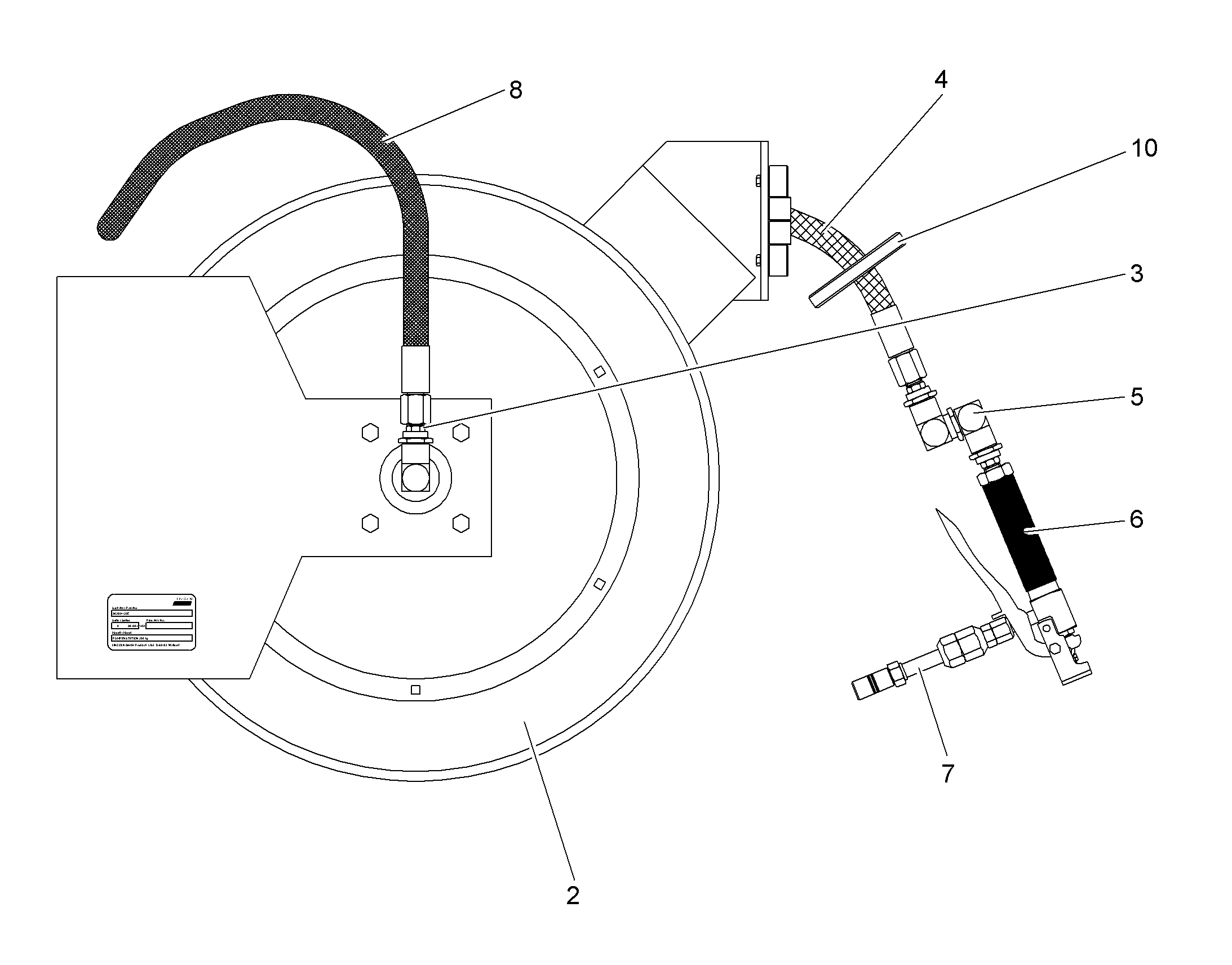 ЦАПА ВРАШАТЕЛЬНАЯ 7367338 LIEBHERR