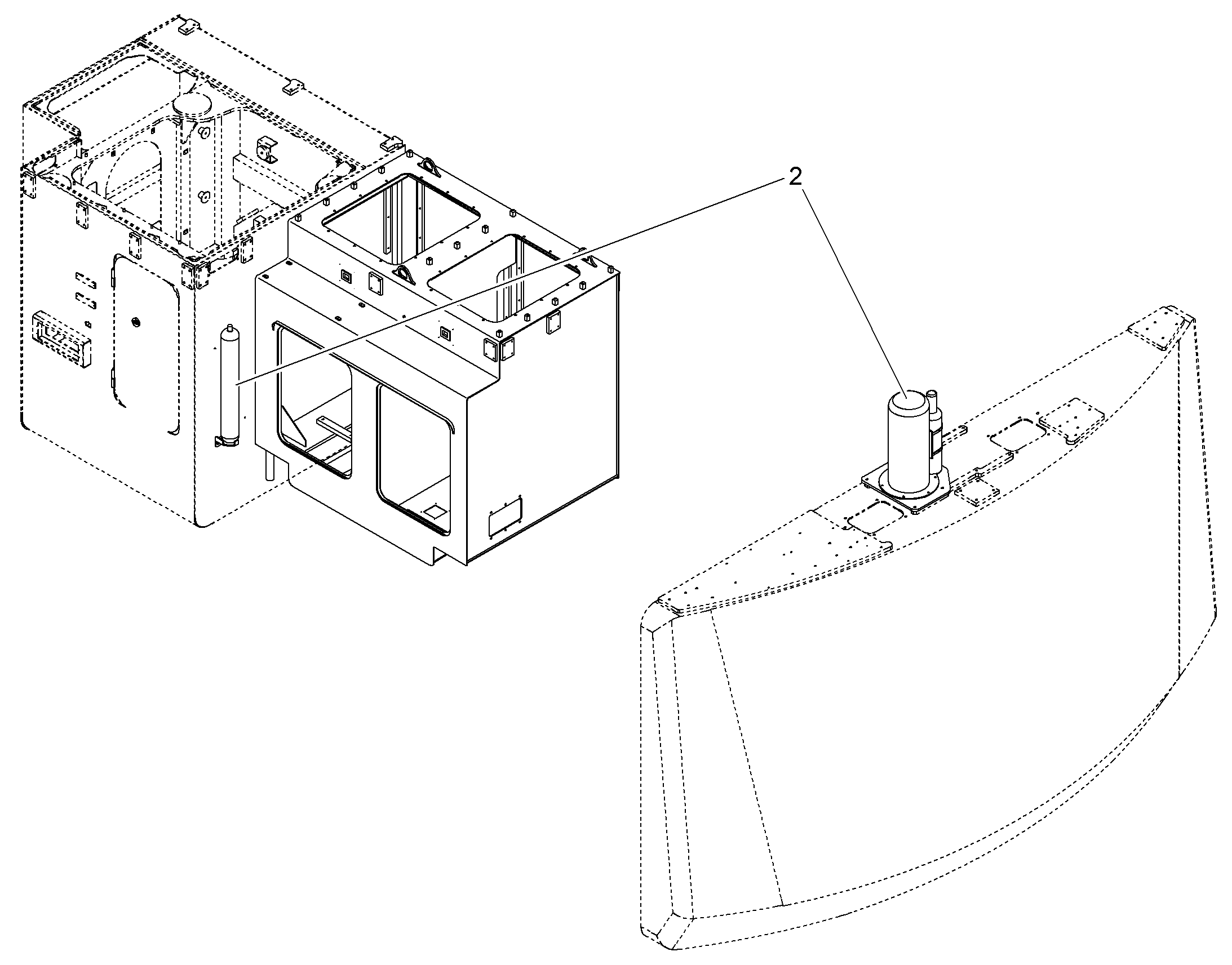 ПОЖАРНАЯ СИСТЕМА ПОРОШОК+CO2 10075978 LIEBHERR