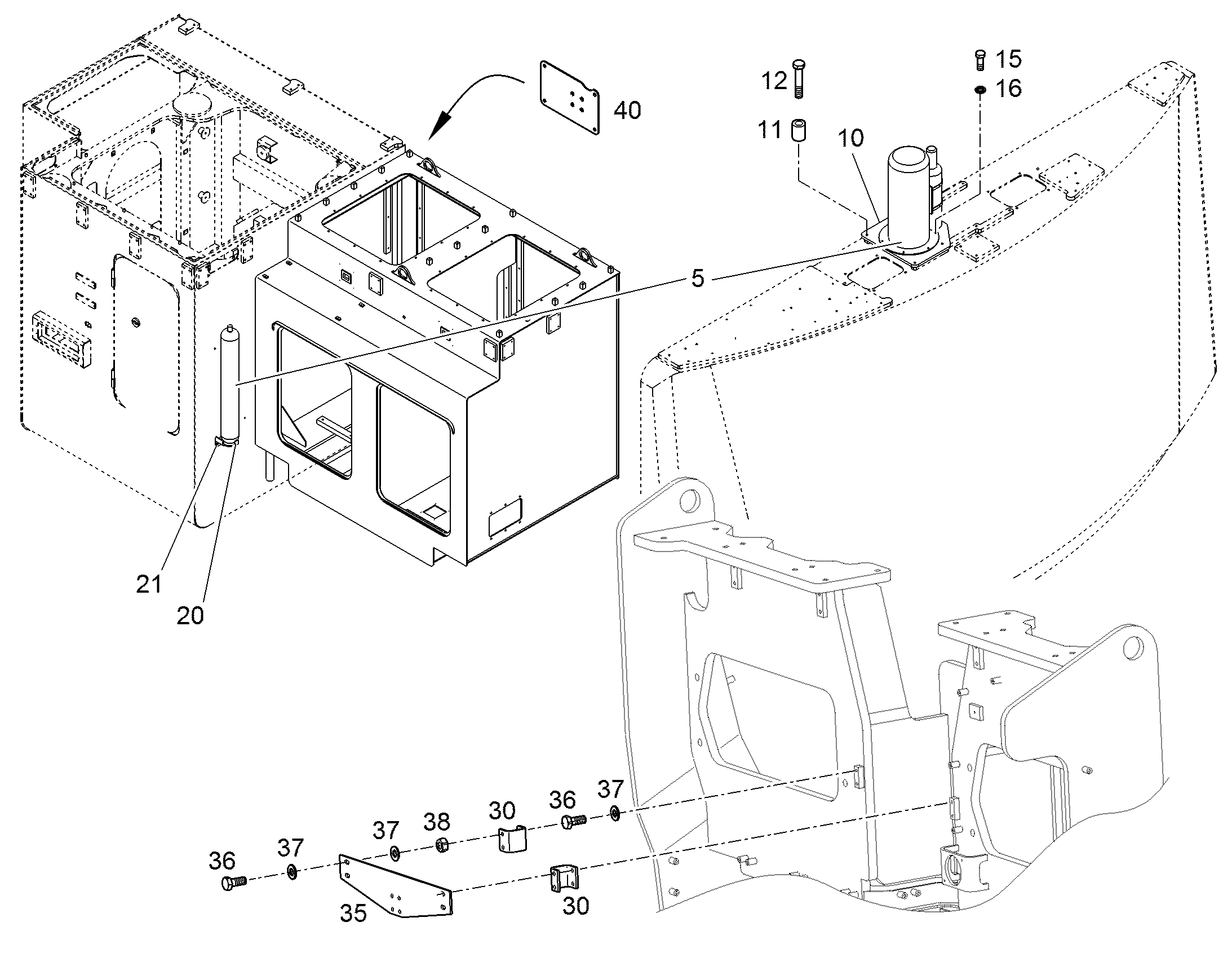 КРЫШКА 10825841 LIEBHERR