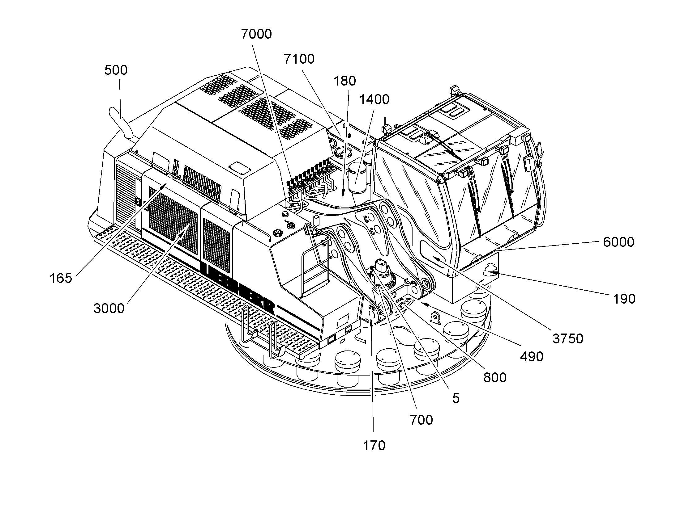 ПУЛЬТ УПРАВЛЕНИЯ 10073868 LIEBHERR