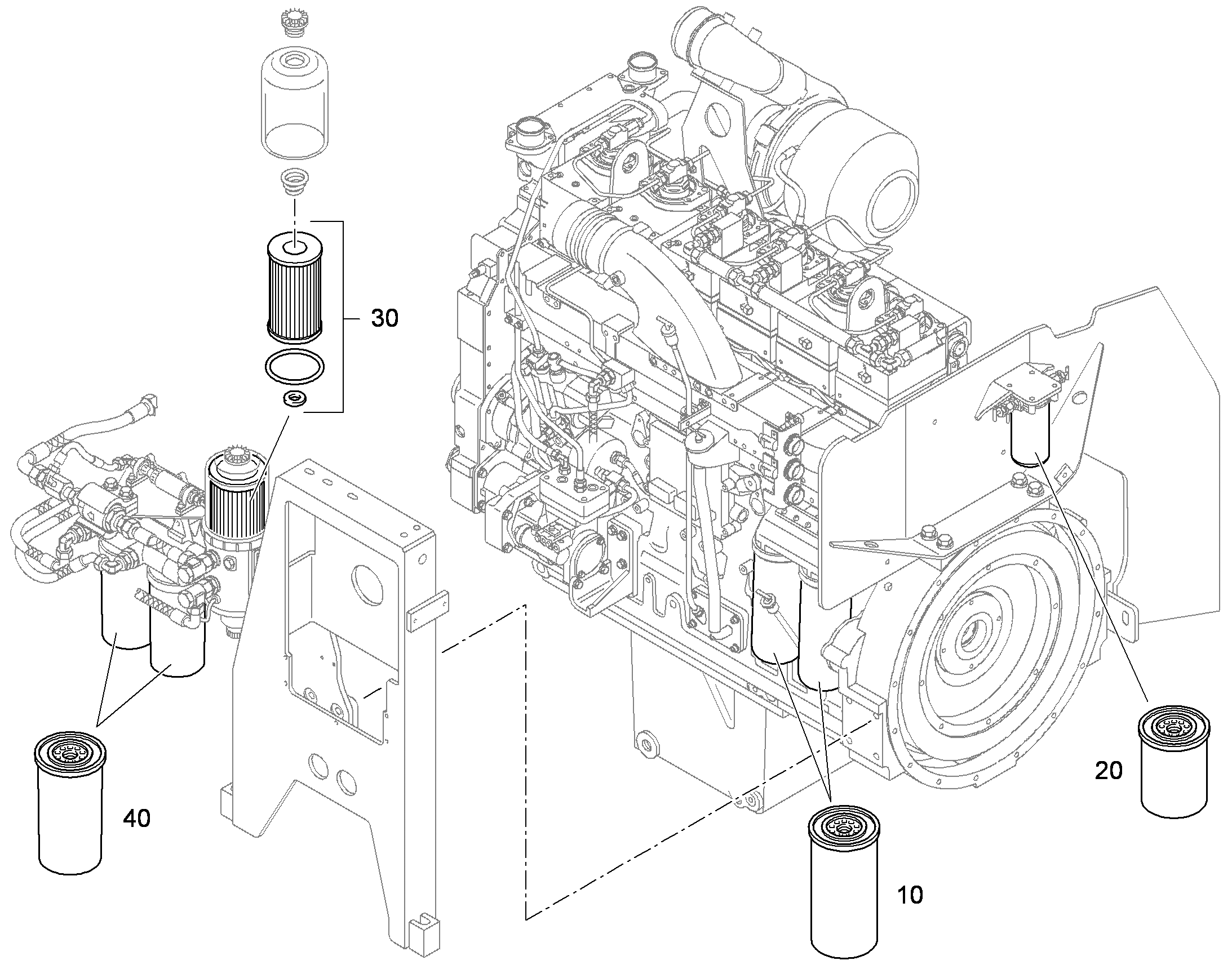 СМЕННЫЙ ФИЛЬТР 10332314 LIEBHERR