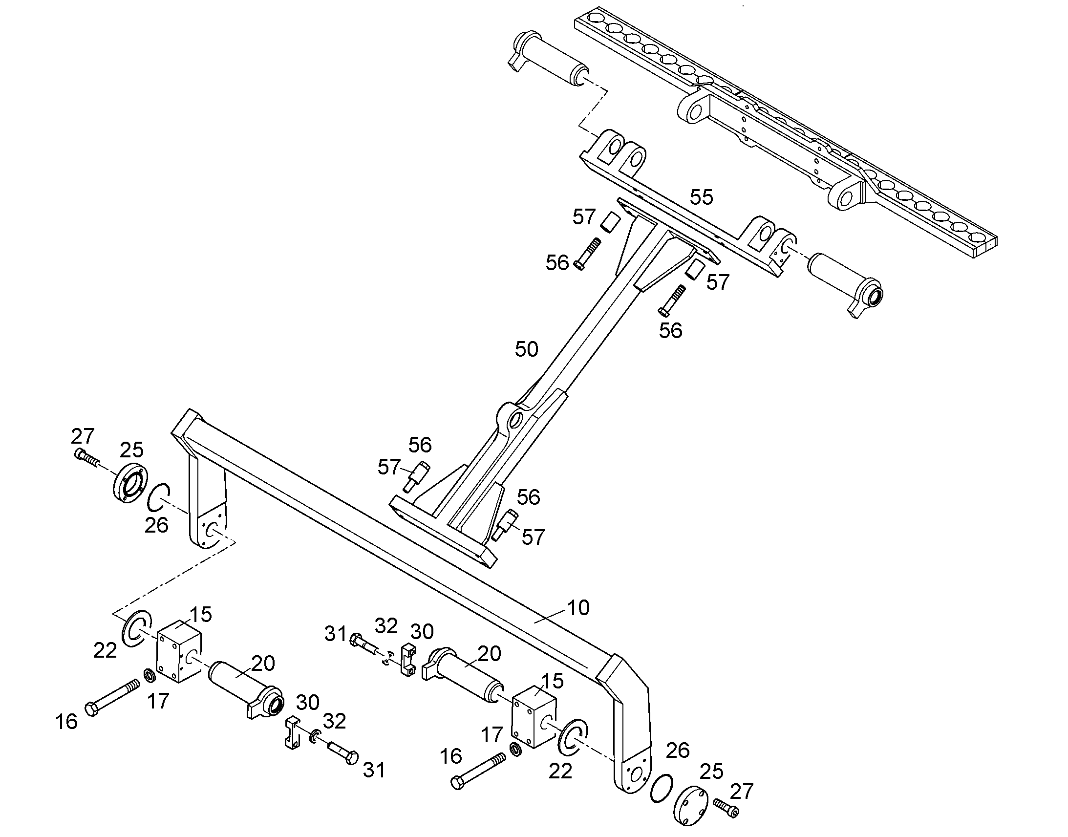 БОЛТ 60X190X175 9168106 LIEBHERR