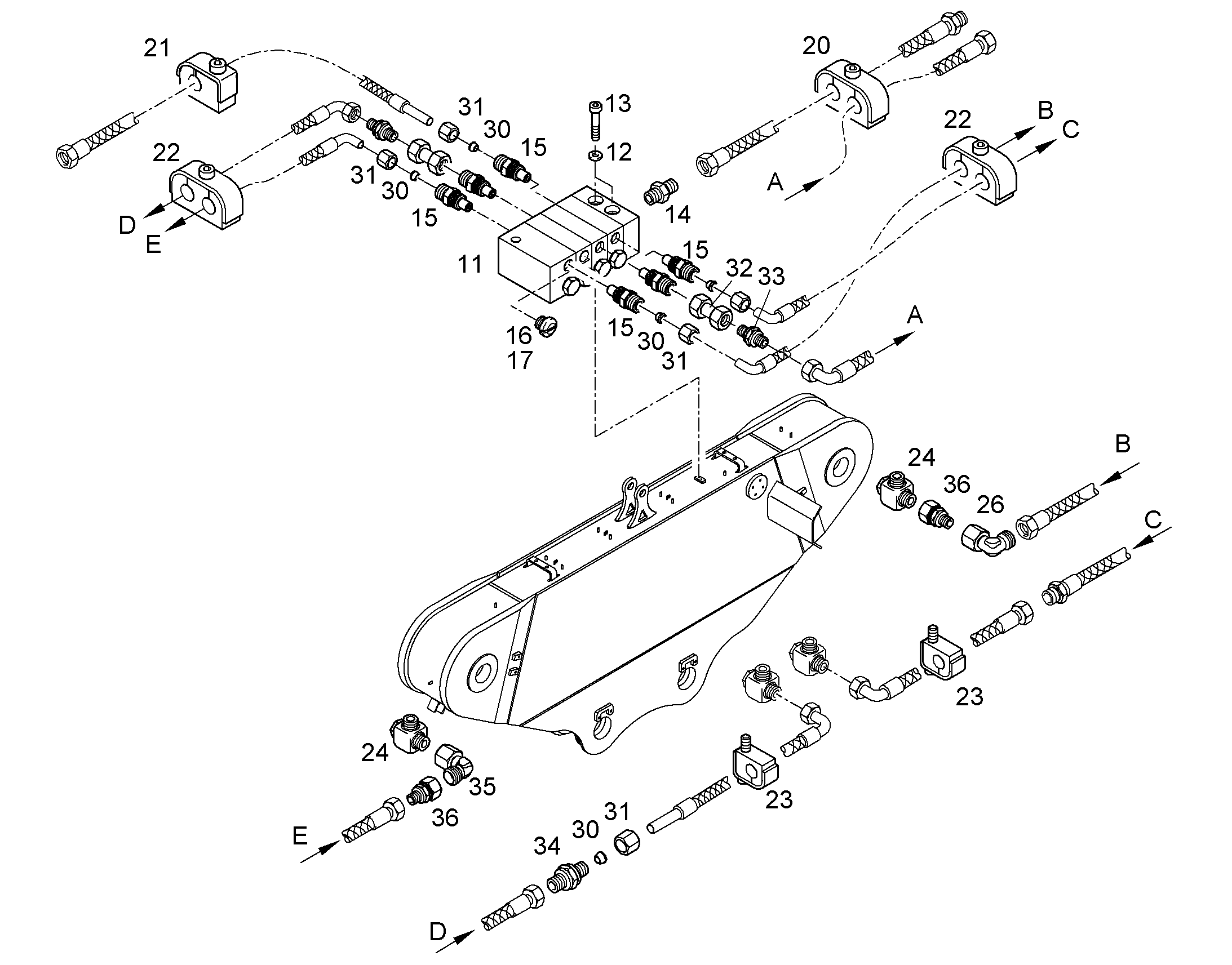 СКОБА d=10-10 7371867 LIEBHERR