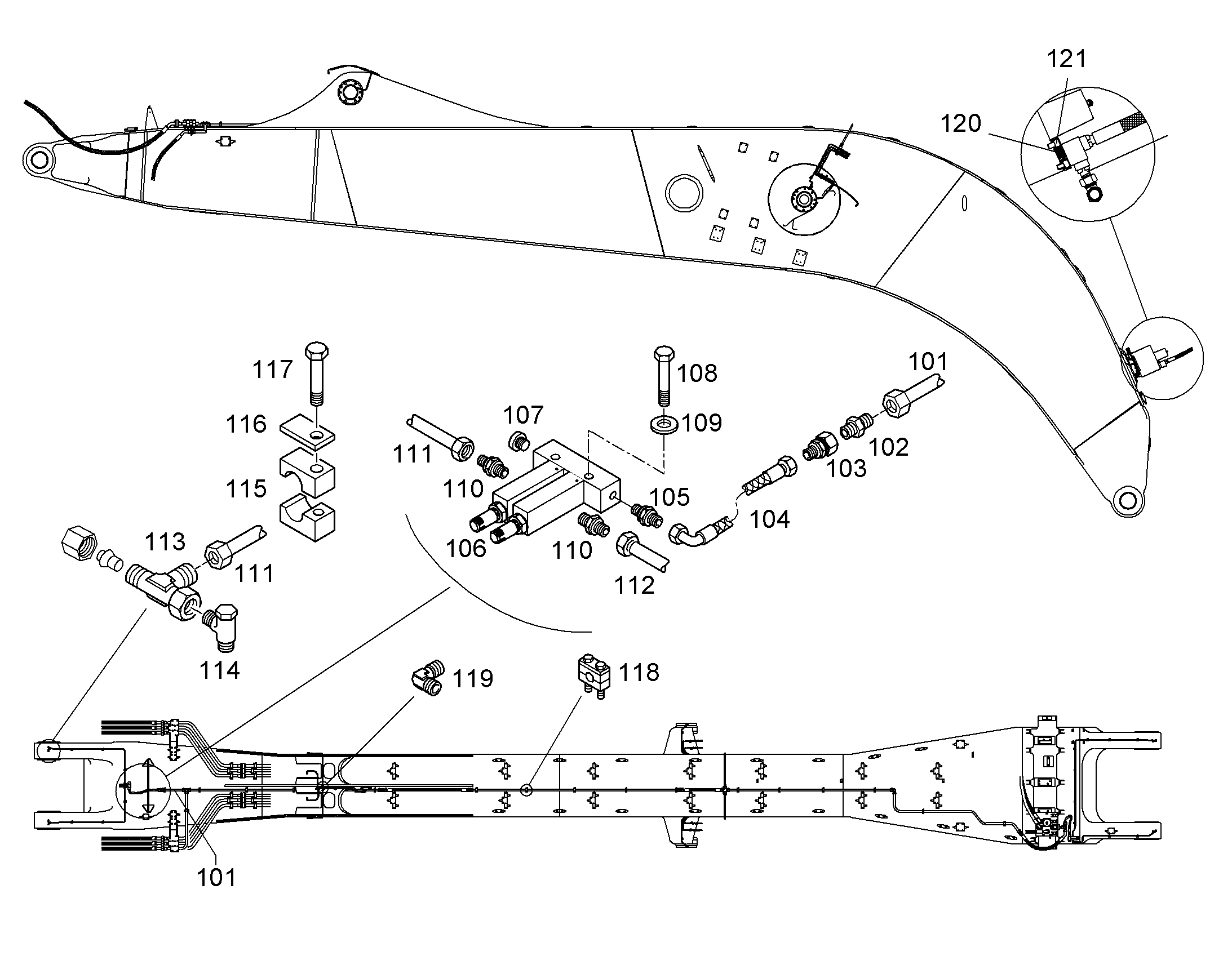ШЛАНГ МАСЛЯНЫЙ 16X450 10290563 LIEBHERR