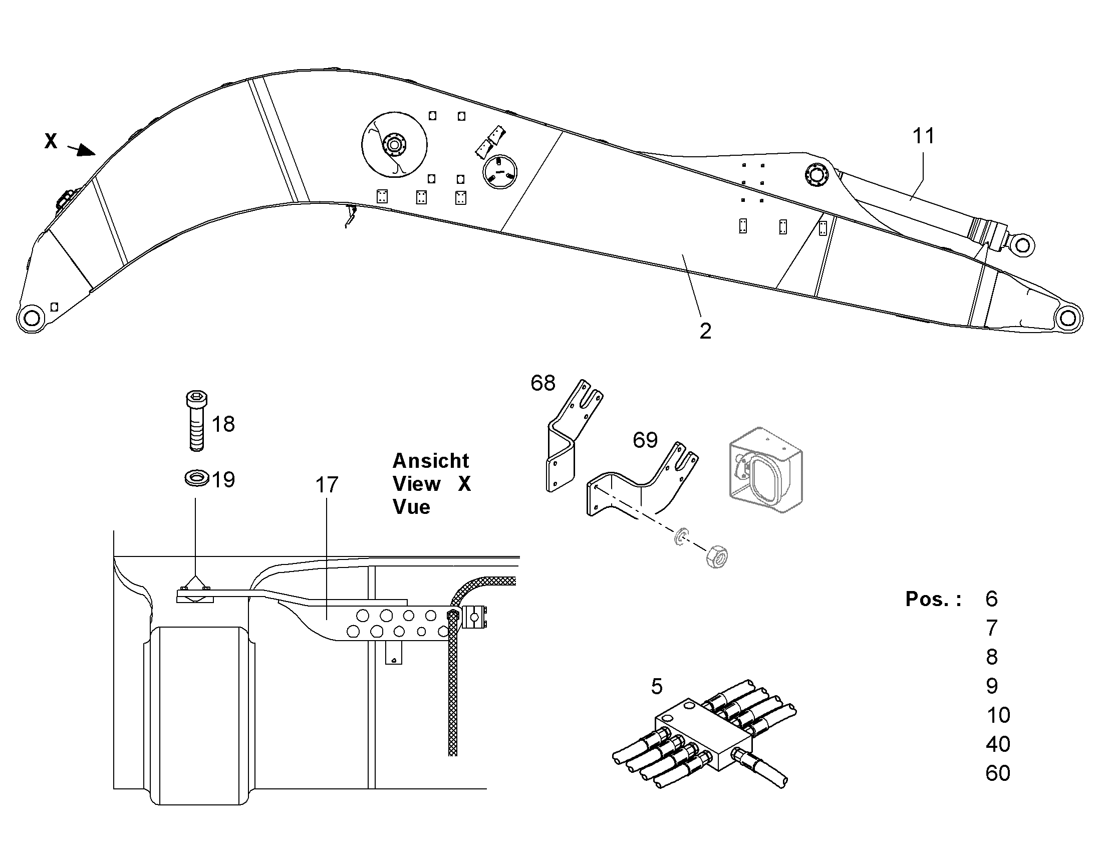 CYLINDER KIT 12196550 LIEBHERR
