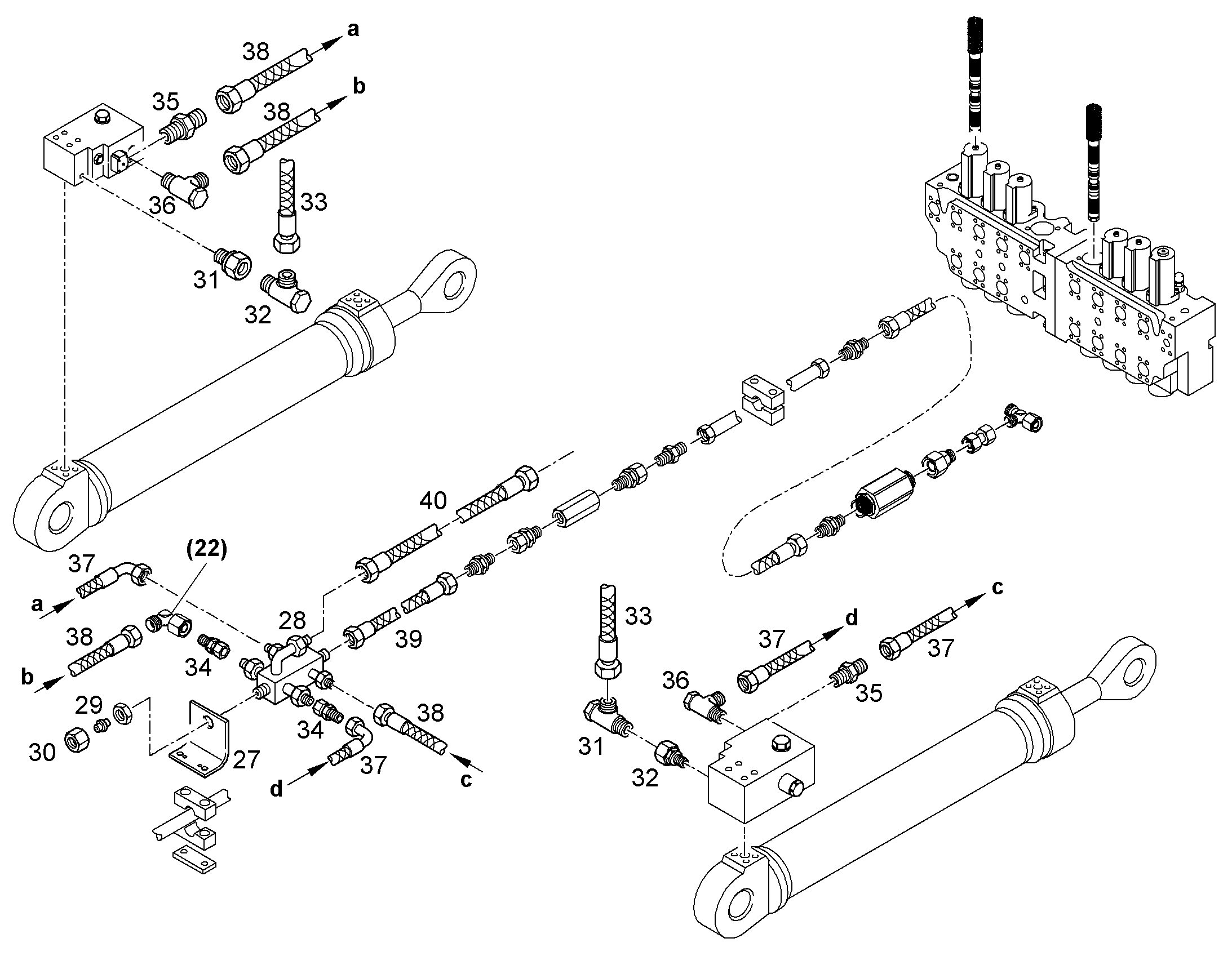 ШЛАНГ 6X400 7027902 LIEBHERR