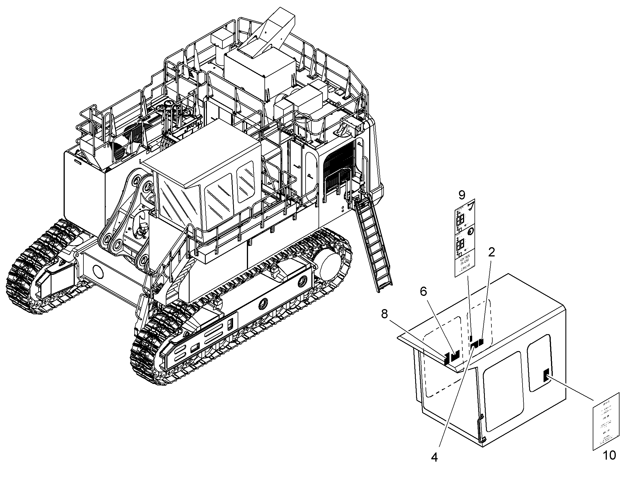 ТАБЛИЧКА 10048684 LIEBHERR