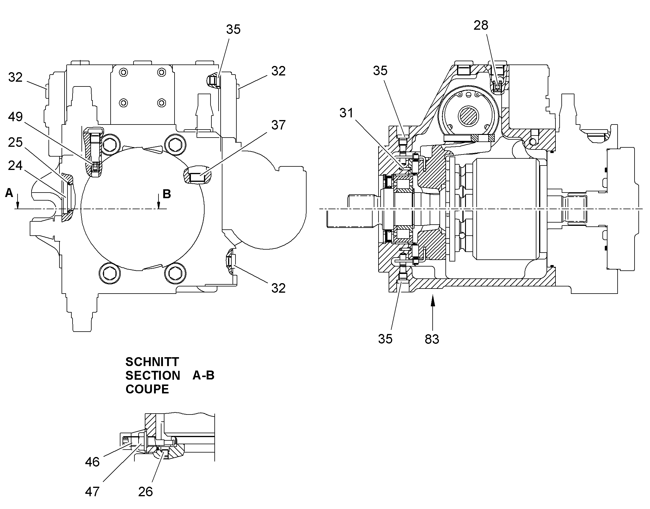 КРЫШКА ЗАПОРНАЯ 10340606 LIEBHERR