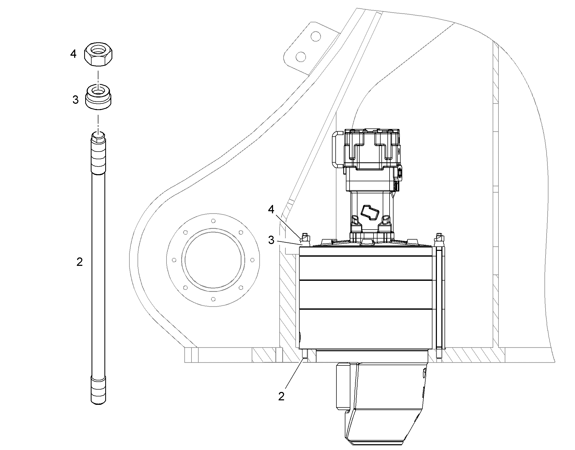 ГАЙКА M30X3.5 12220111 LIEBHERR