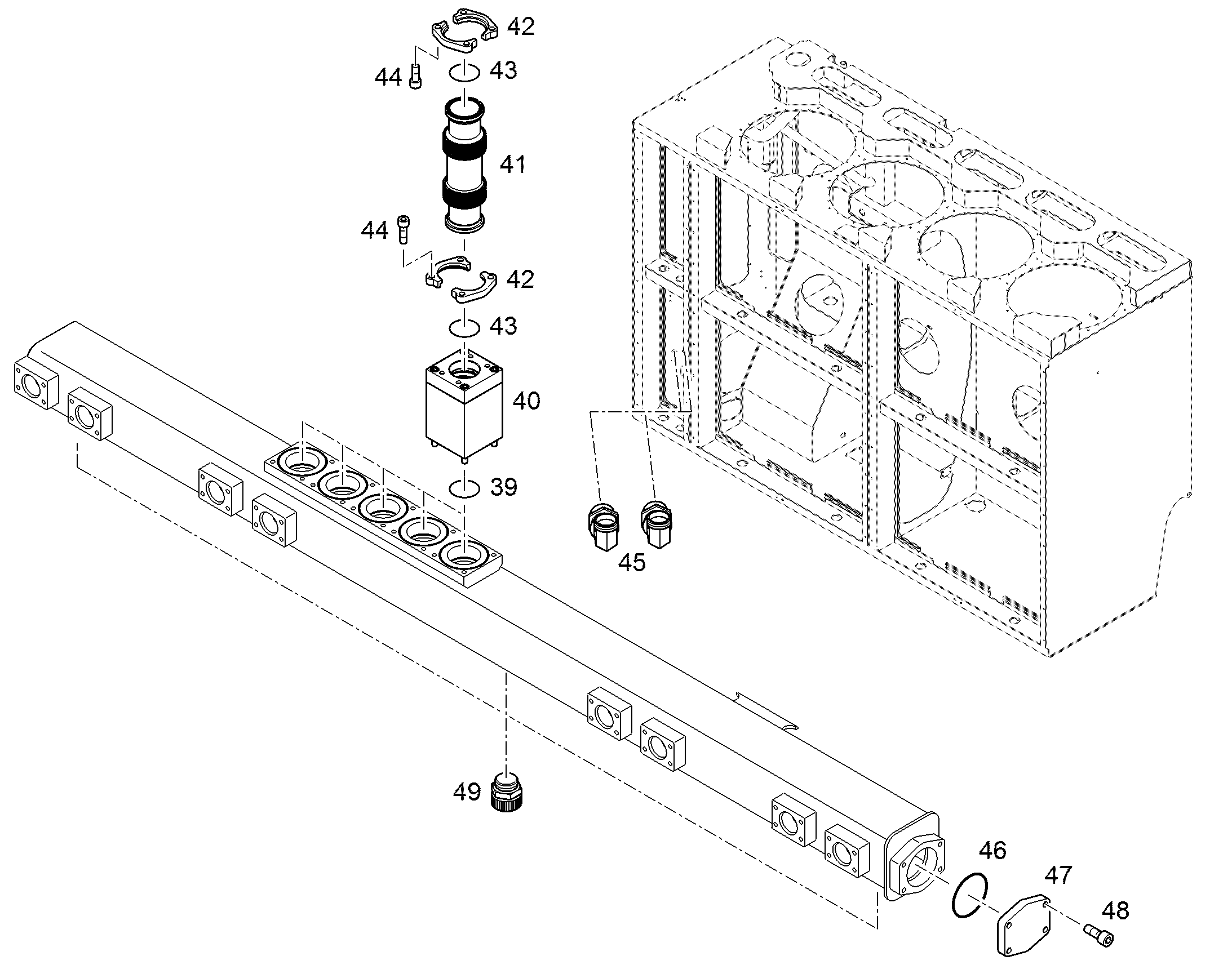 КЛАПАН-БАЙПАС 10077797 LIEBHERR