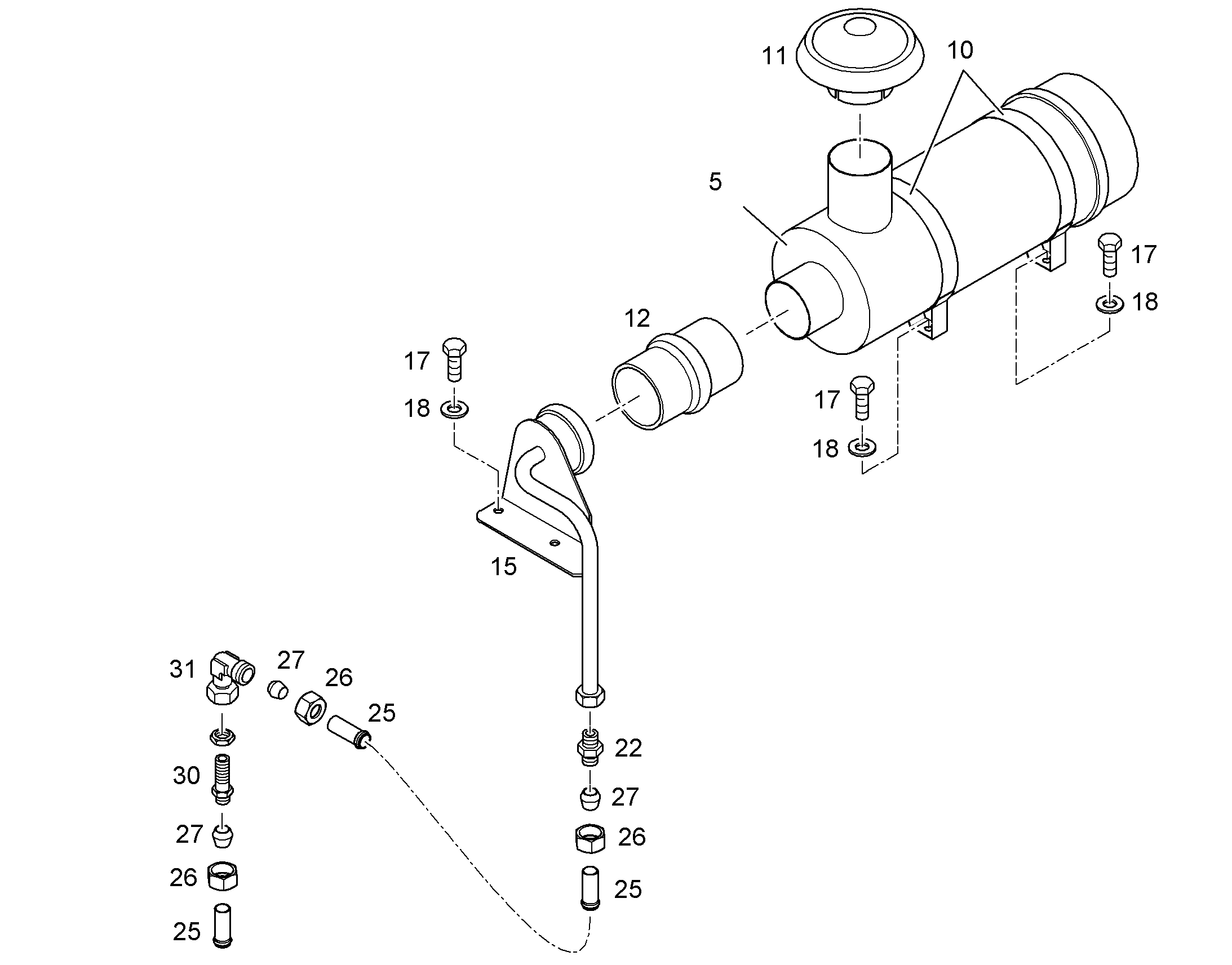 ПРОБКА, КОМПЛЕКТ 10089797 LIEBHERR