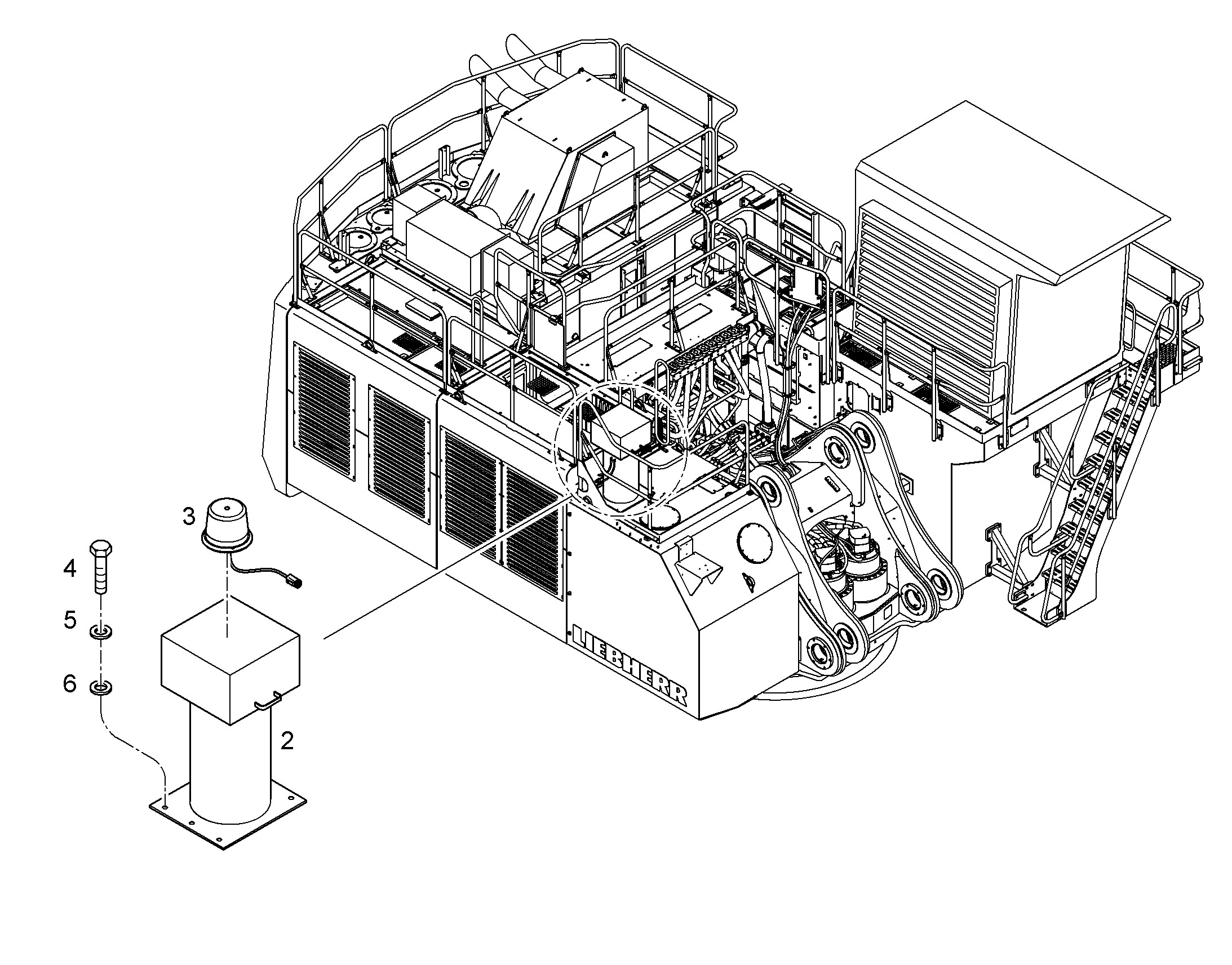 КОНТЕЙНЕР 80L 10101078 LIEBHERR