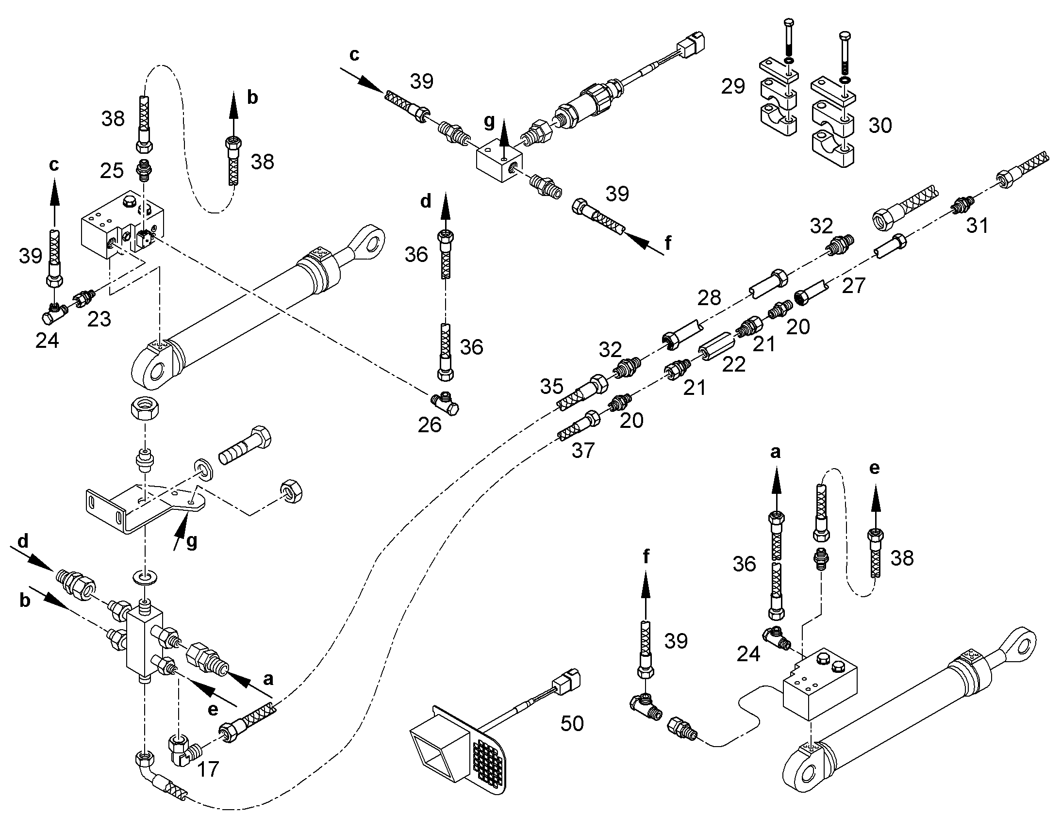 ШЛАНГ 20X500 10000971 LIEBHERR