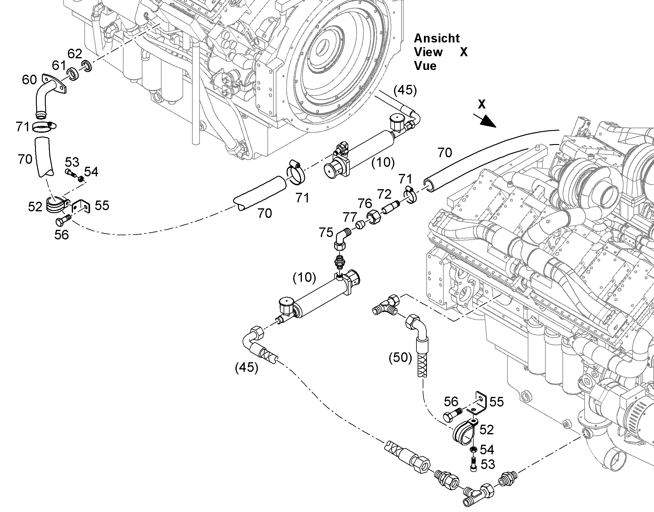 ШЛАНГ 4901701 LIEBHERR