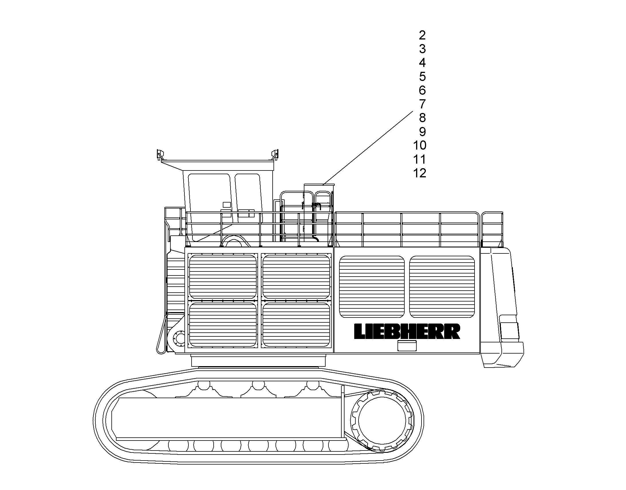 К-Т ЧАСТЕЙ - ЦЕНТР. СМАЗКА F.AUSRUESTUNG RETRO 10017154 LIEBHERR