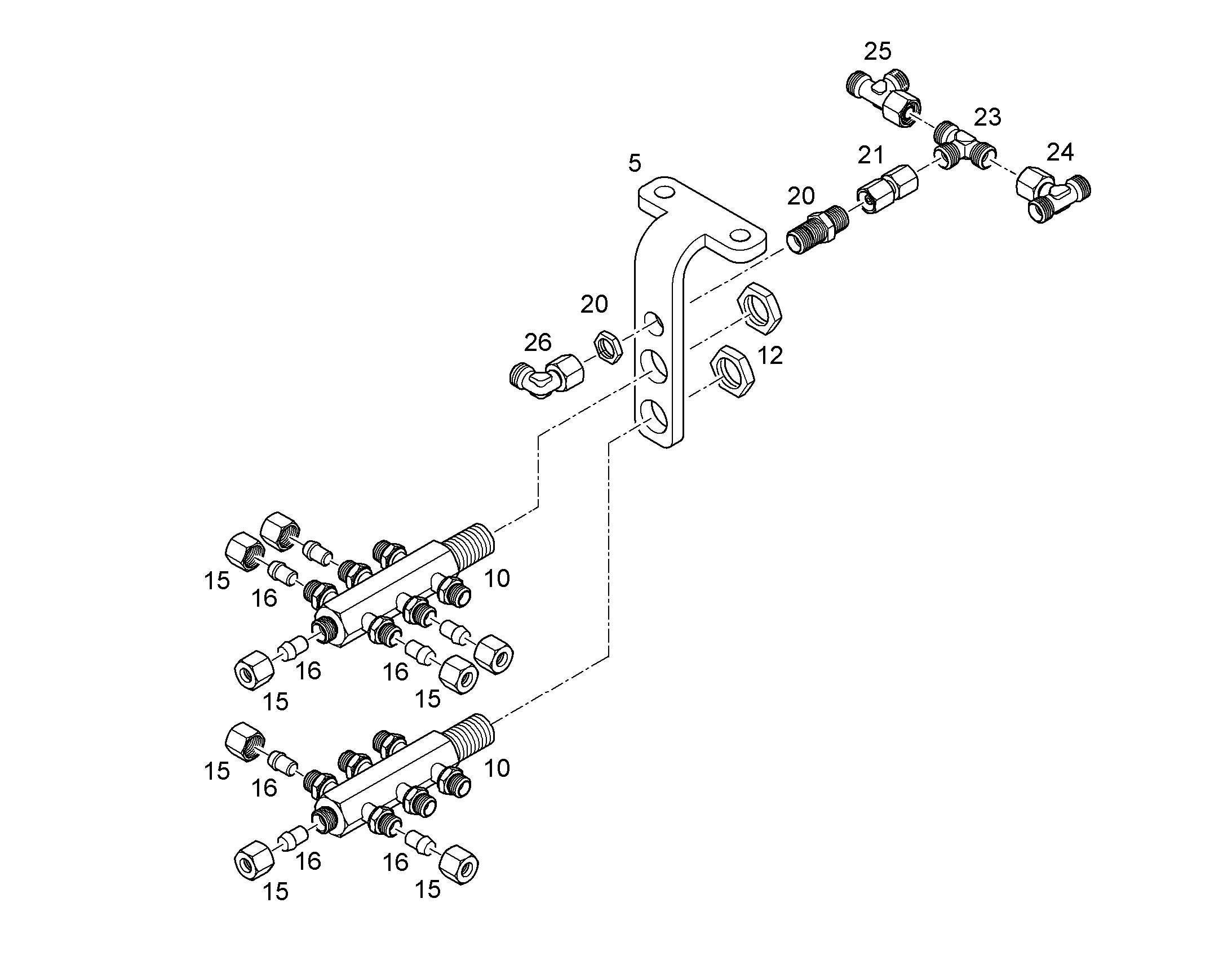 КОЛЛЕКТОР 10025219 LIEBHERR