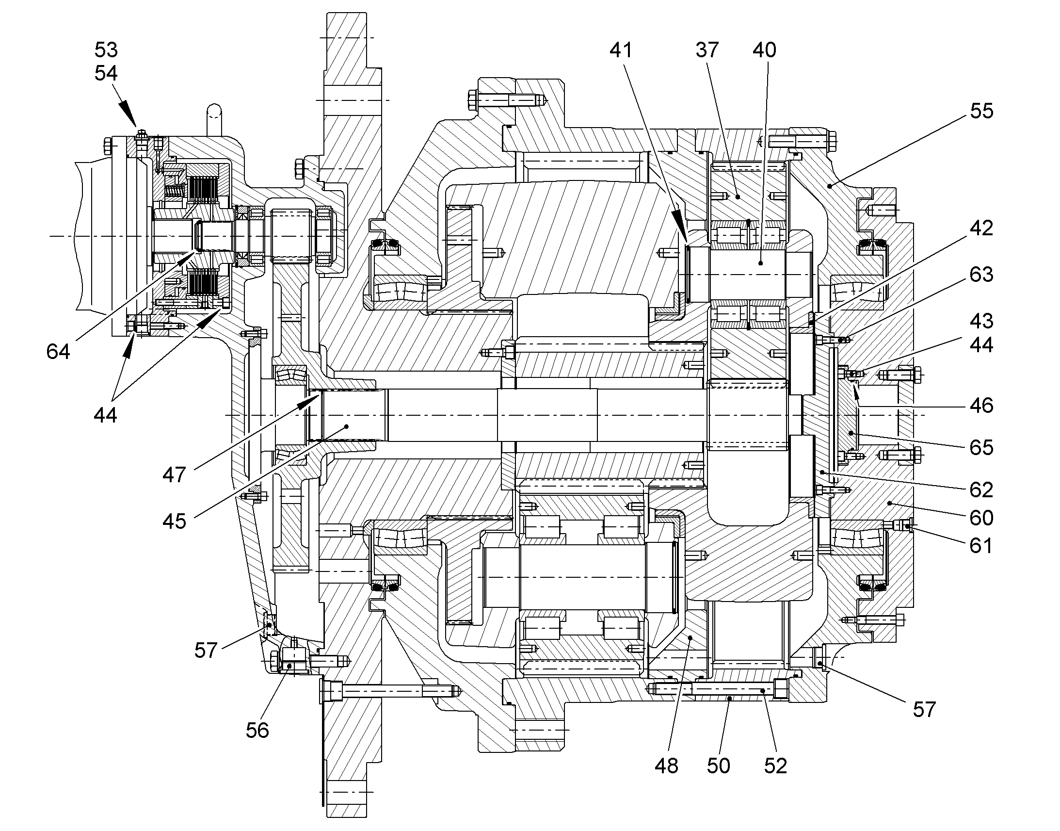 СТОПОРНОЕ КОЛЬЦО DIN 472 98 4630030 LIEBHERR
