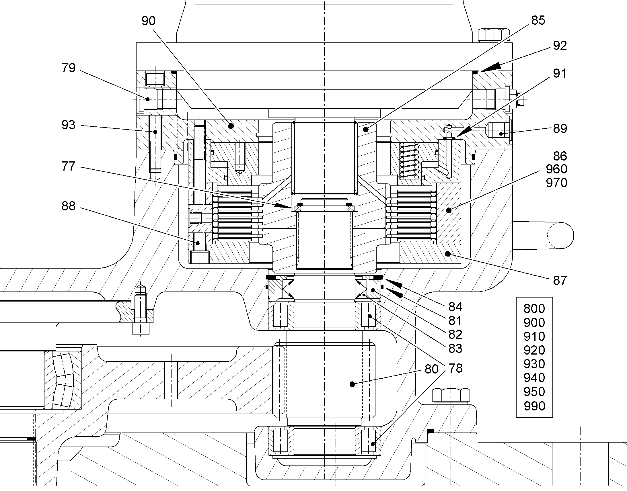 ПРОМЕЖУТОЧНОЕ КОЛЬЦО 969862001 LIEBHERR