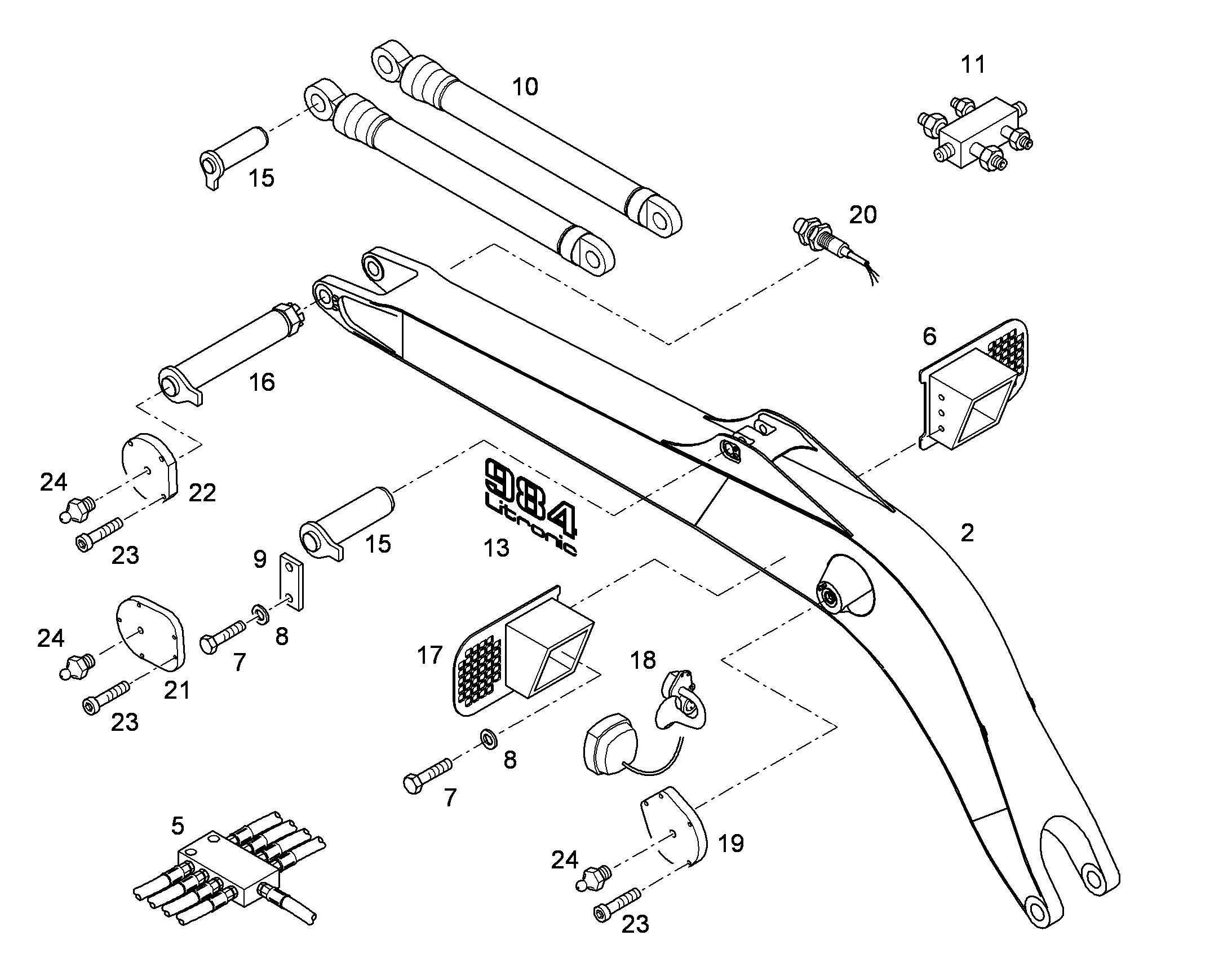 СМАЗ. СИСТ. INOX-МОДИФИКАЦИИ 10379855 LIEBHERR