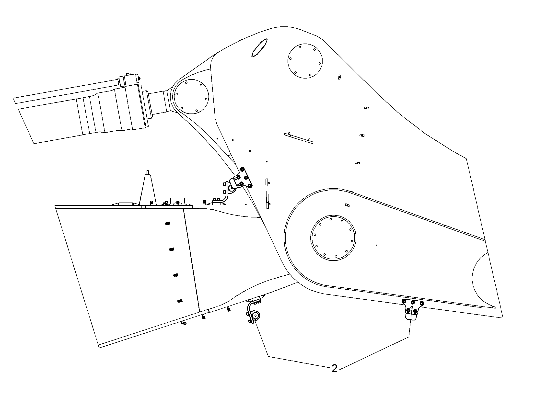 ОТКЛЮЧЕНИЕ ЦИЛИНДРА РУКОЯТИ 10096063 LIEBHERR