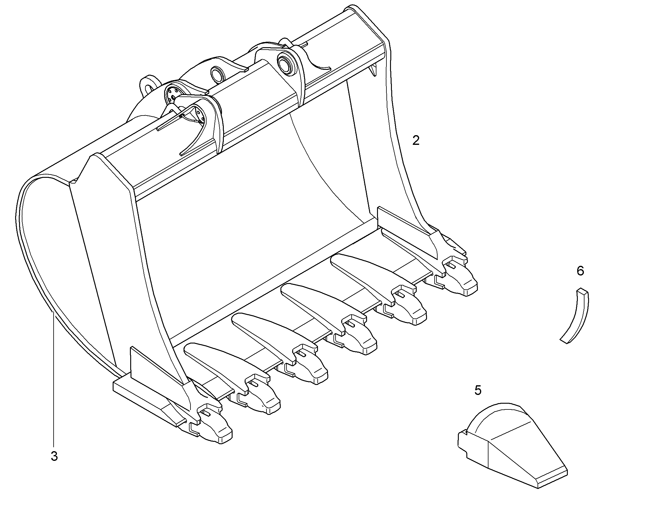 ЛОПАТА ОБРАТНАЯ 10368627 LIEBHERR