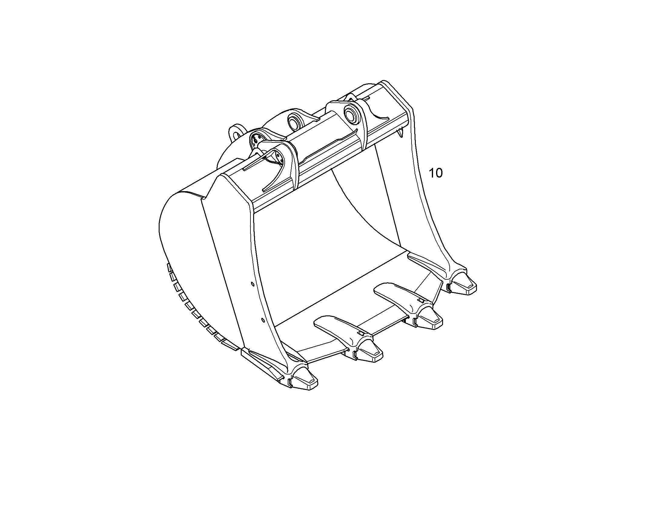 ЛОПАТА ОБРАТНАЯ 10366713 LIEBHERR