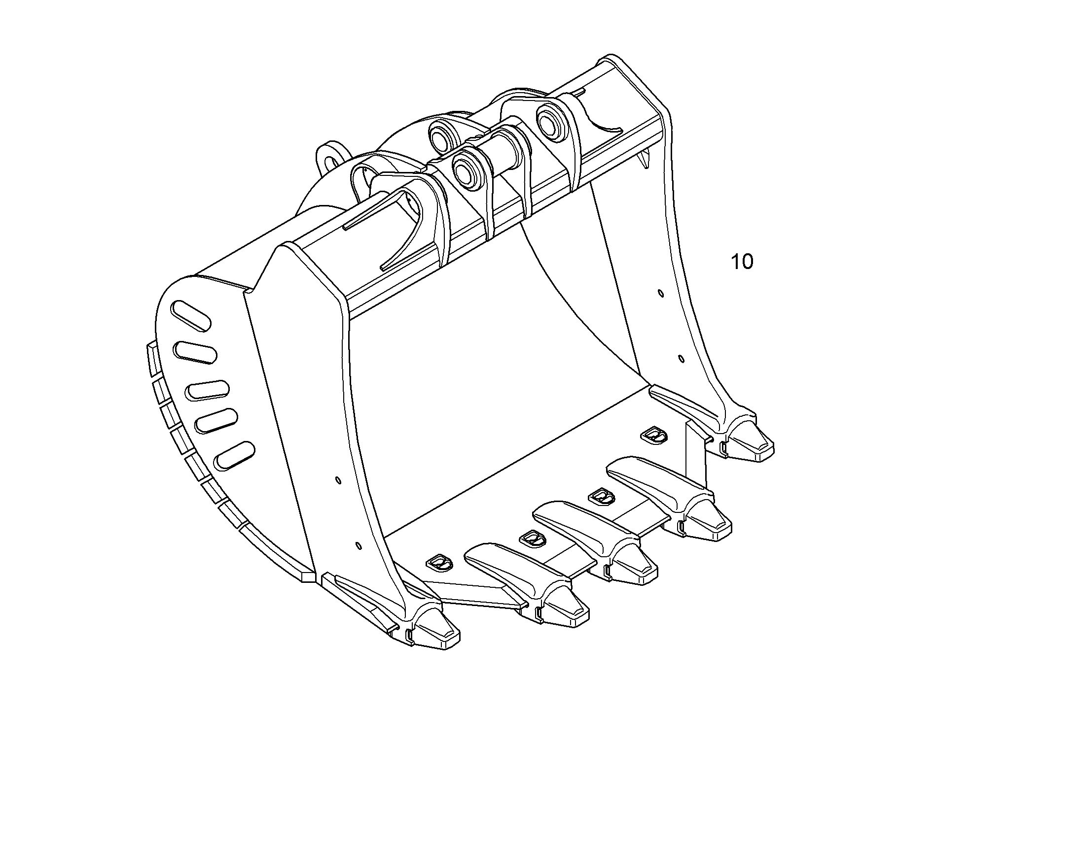 ЛОПАТА ОБРАТНАЯ 10367412 LIEBHERR