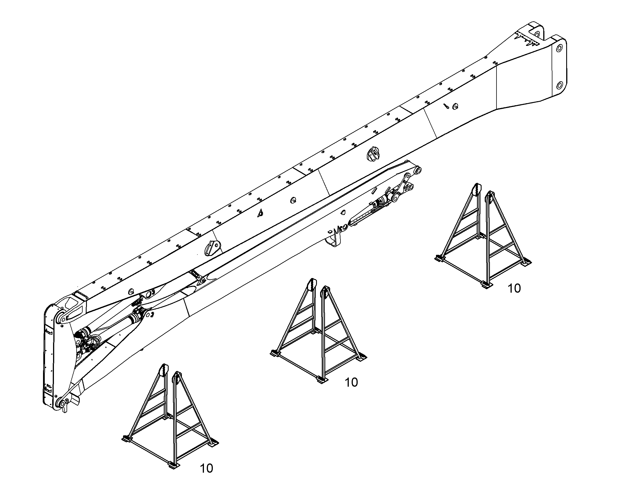 ОПОРА ОБОРУДОВАНИЯ ДЛЯ СНОСА. 10058006 LIEBHERR