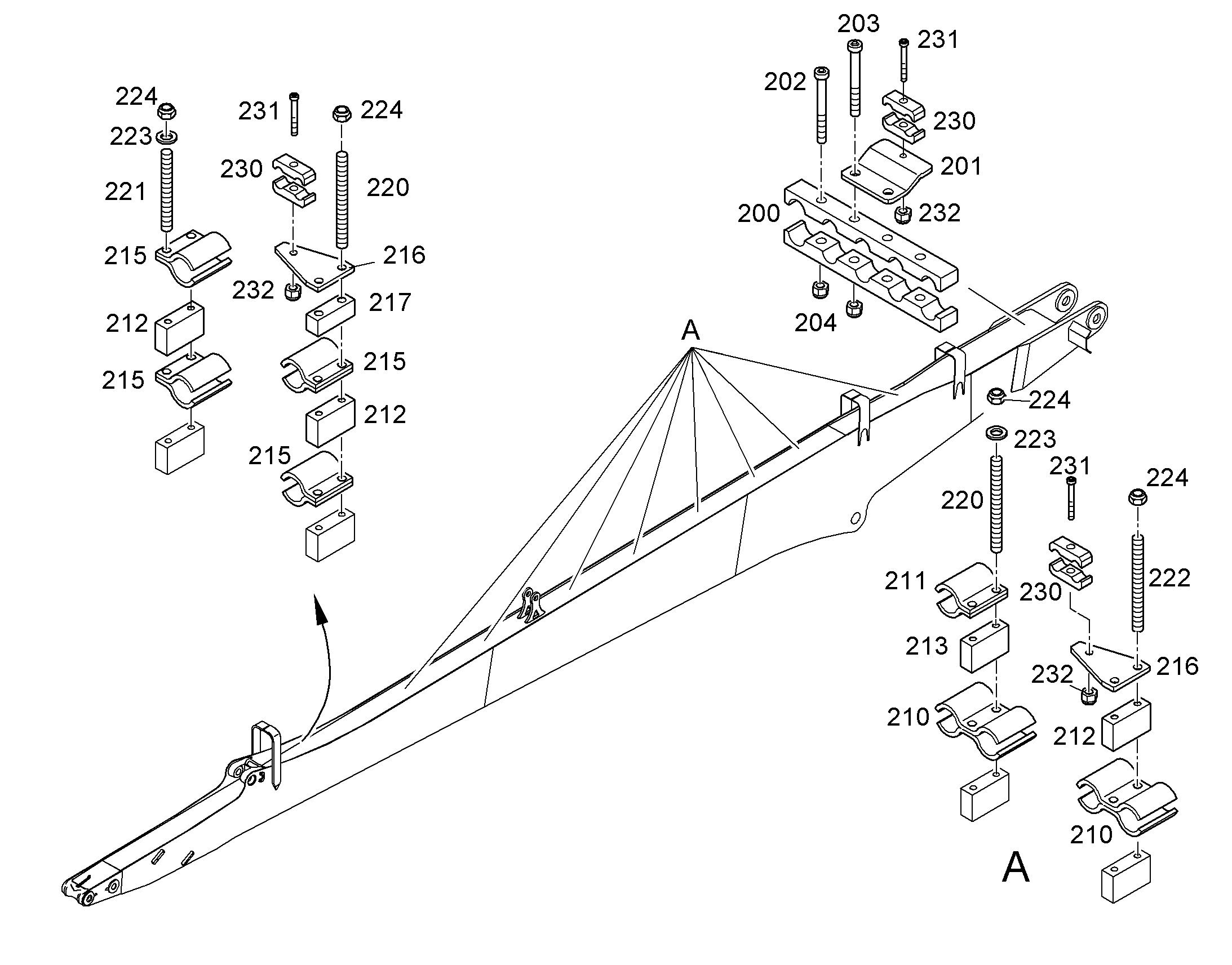 ПОЛУФЛАНЕЦ d=30-30 7373976 LIEBHERR
