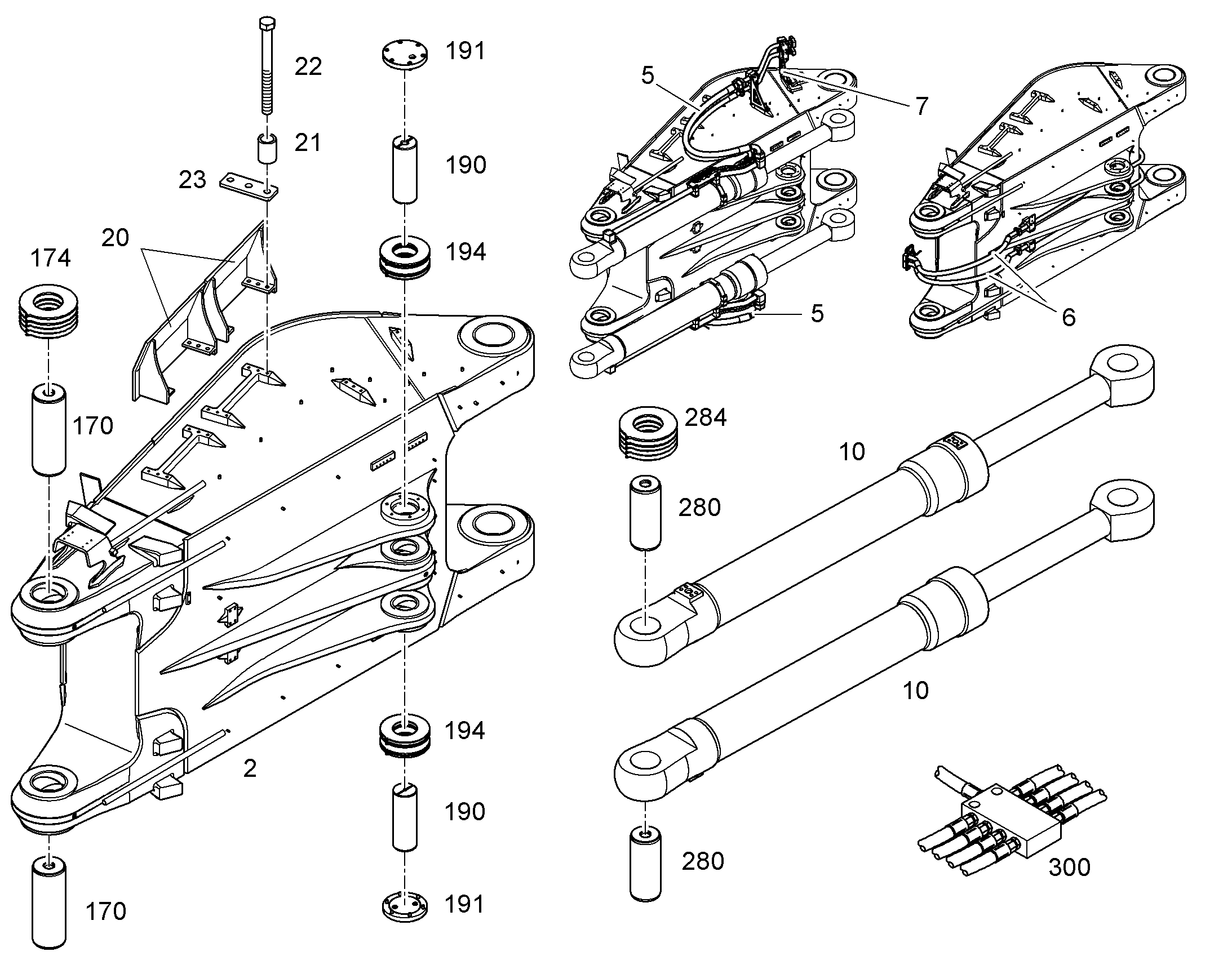 CYLINDER KIT 11473404 LIEBHERR