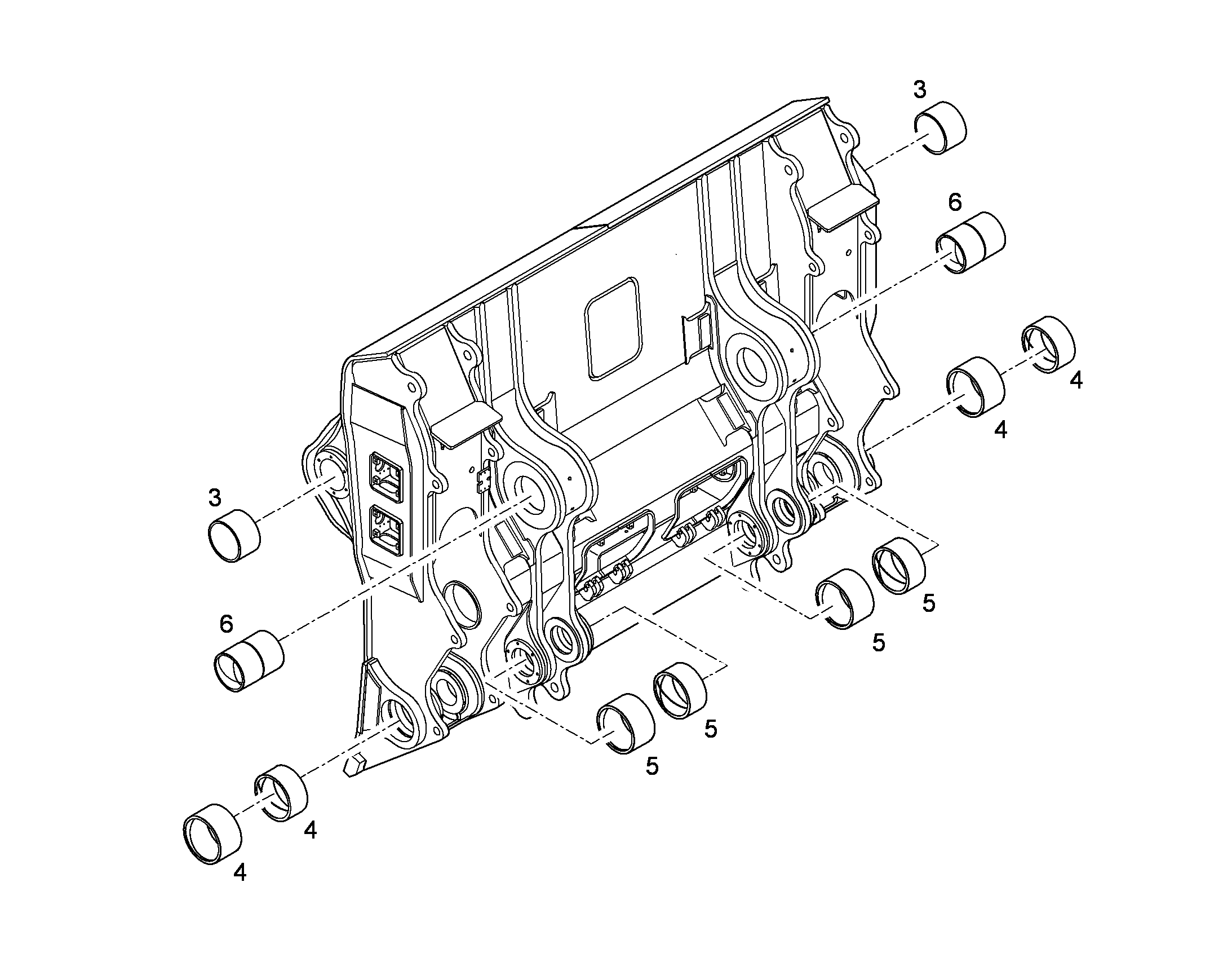 СТАЛЬНАЯ ВТУЛКА B1 300/340X458 11078698 LIEBHERR