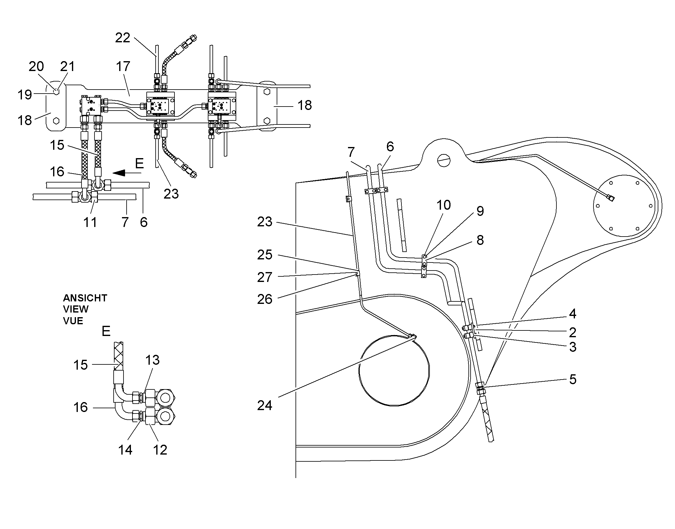 ШЛАНГ 12X300 10042741 LIEBHERR