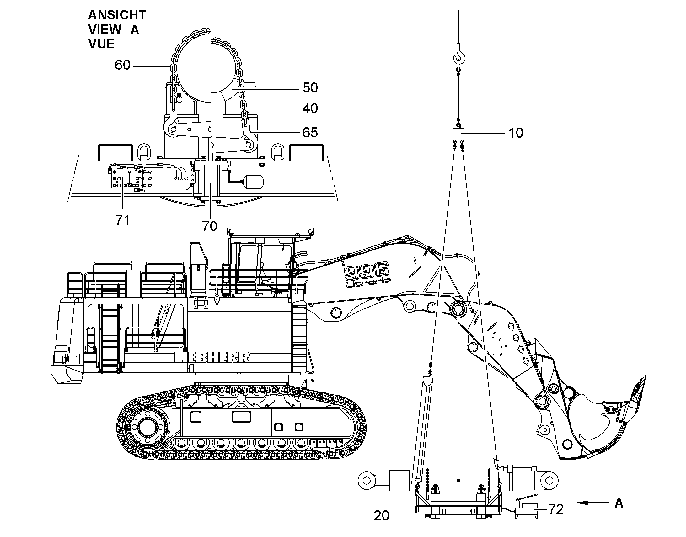 ЗАЖИМНОЕ ПРИСПОСОБЛЕНИЕ 10411705 LIEBHERR