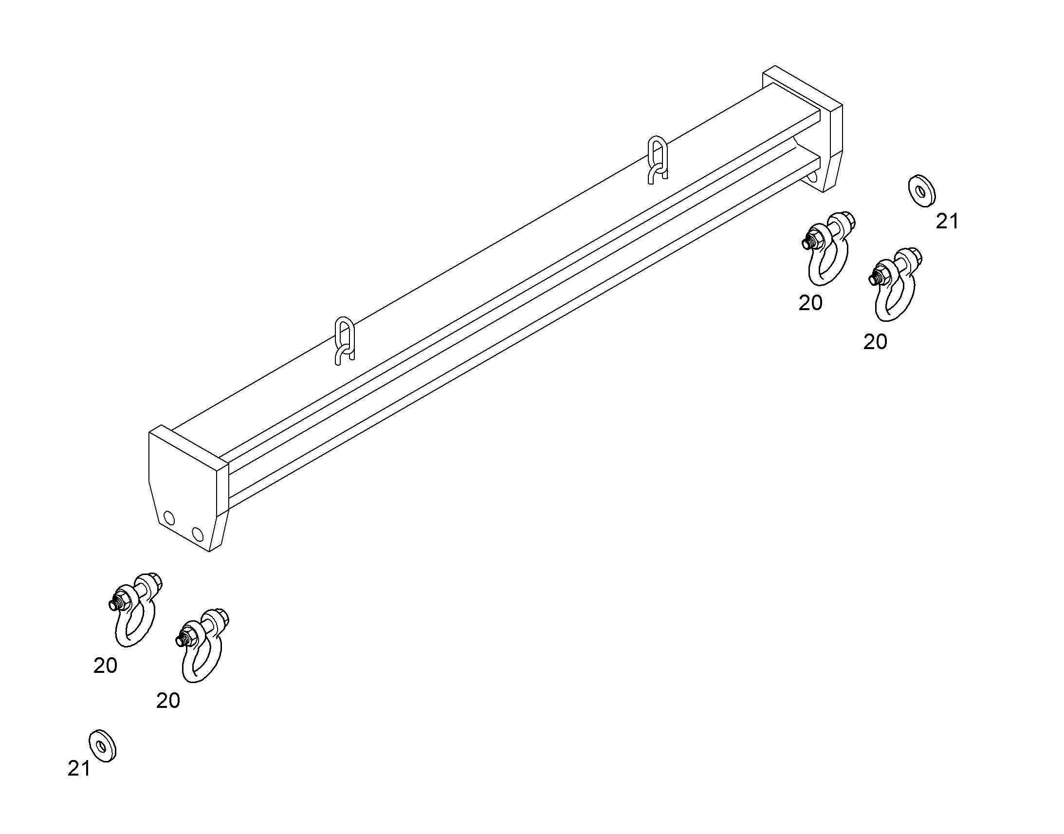 СКОБА 10283214 LIEBHERR