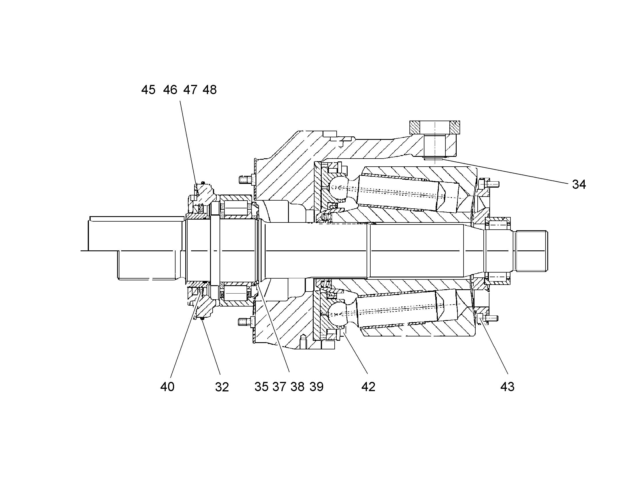 СТОПОРНОЕ КОЛЬЦО 10411774 LIEBHERR