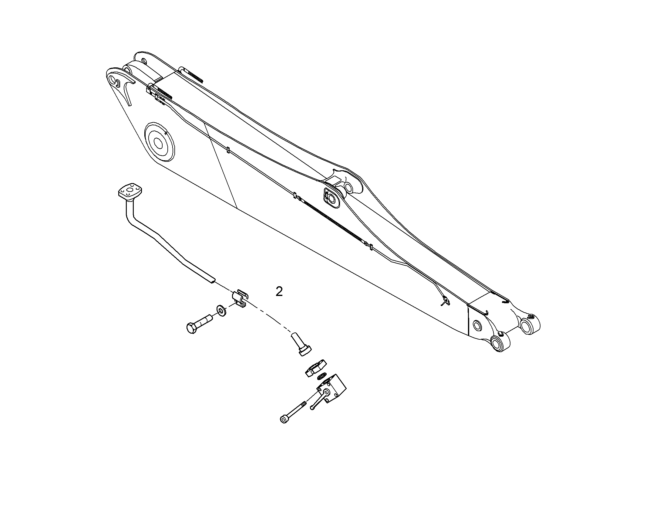 ПРОВОДКА МОНТАЖ AHS 10094235 LIEBHERR