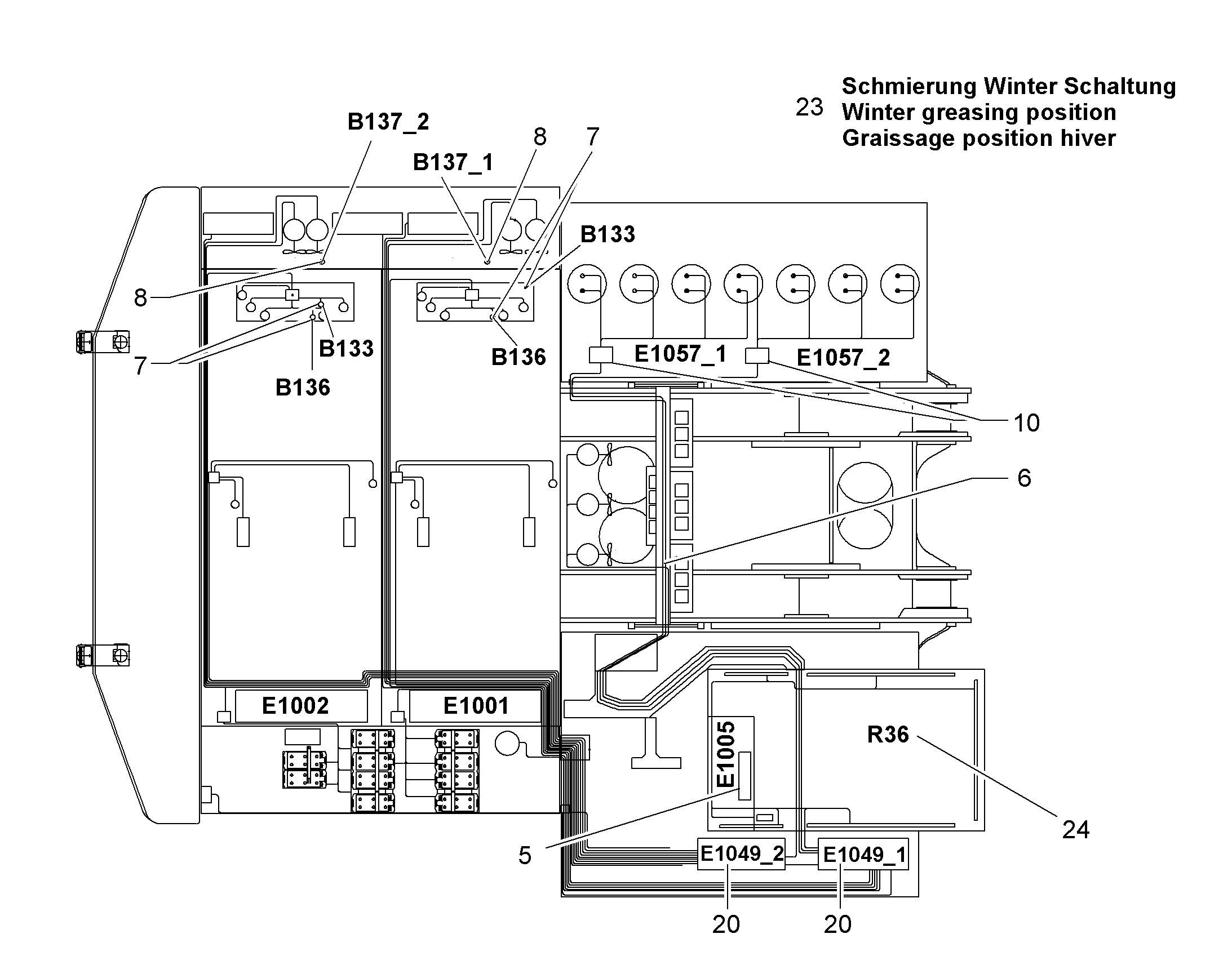 ЭЛЕКТР. УСТ.ОТОПЛ.В СОСТ.ПОКОЯ 10366404 LIEBHERR