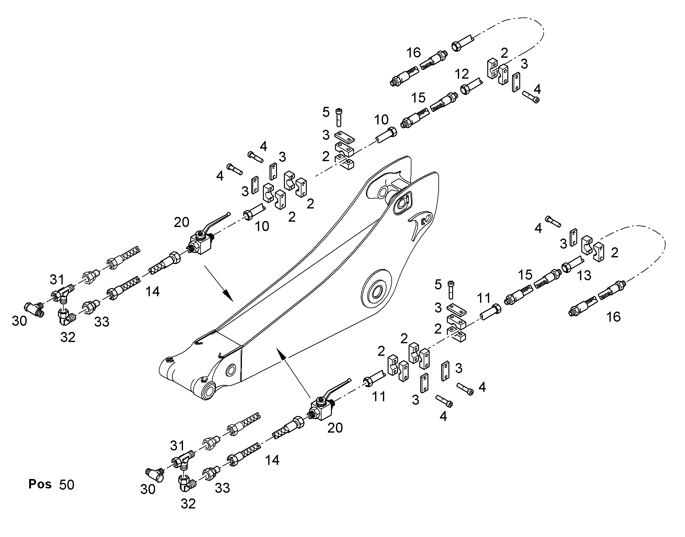 ШЛАНГ 12X1500 10000578 LIEBHERR
