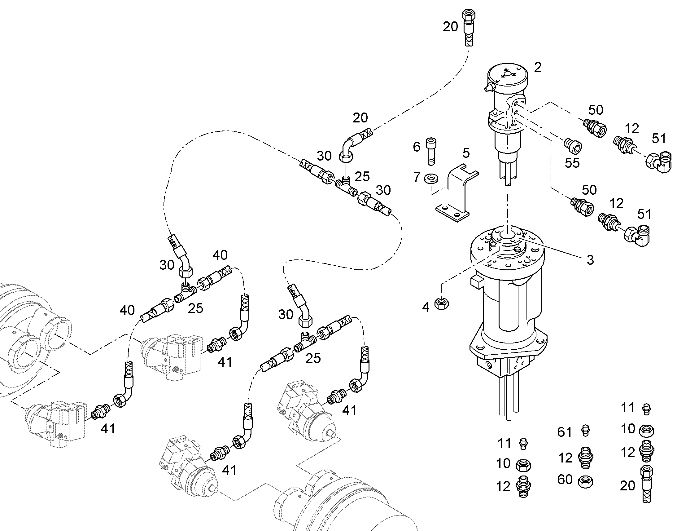 КРЫШКА-МОНТАЖНЫЙ УЗЕЛ 170X26X170 12240058 LIEBHERR