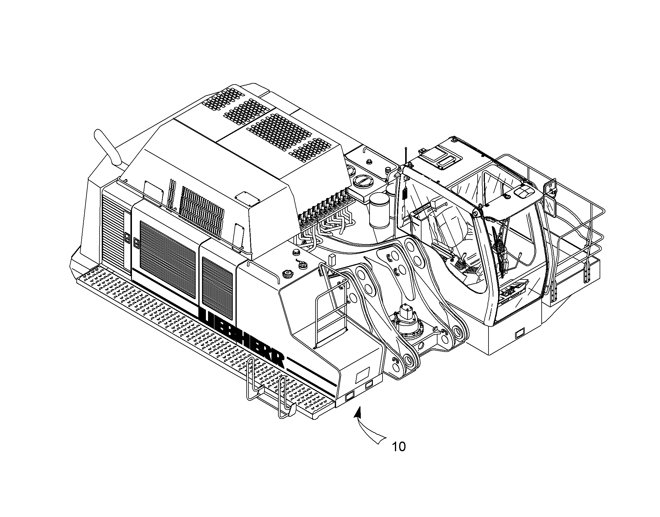 ПОКРЫТИЕ УСИЛЕННОЕ НИЖНЕЕ 10089908 LIEBHERR