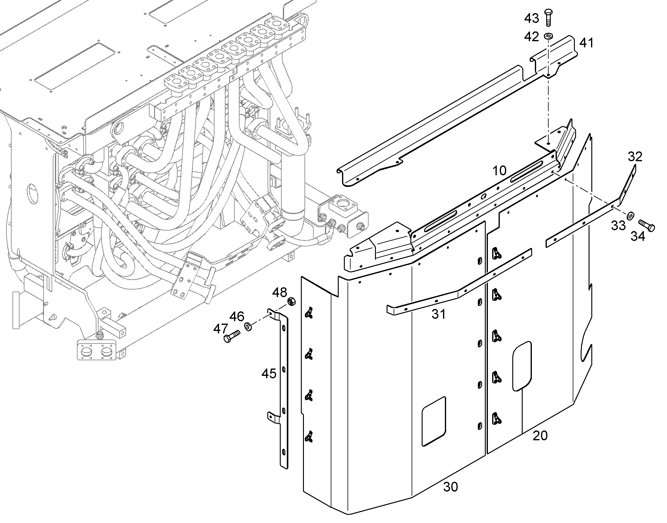 ТЕПЛОИЗОЛЯЦИЯ 10374607 LIEBHERR
