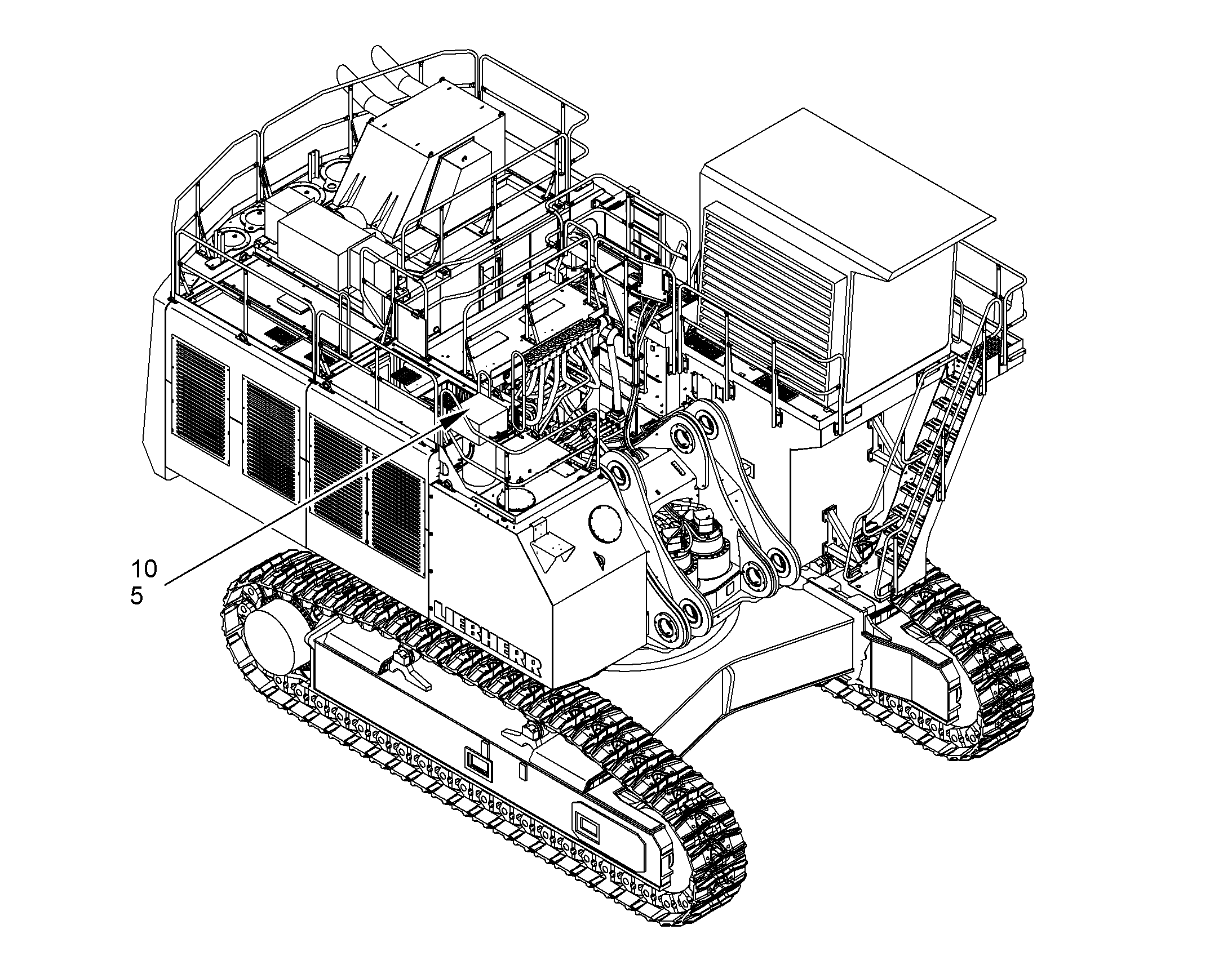 СИСТЕМА ЦЕНТРАЛИЗОВ. СМАЗКИ F.OBW 10441351 LIEBHERR