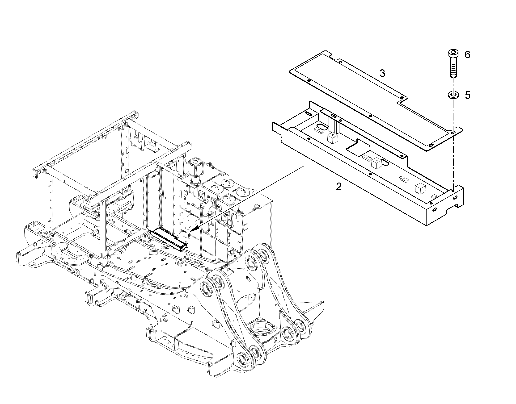 КАБЕЛЬНЫЙ КАНАЛ 10376283 LIEBHERR