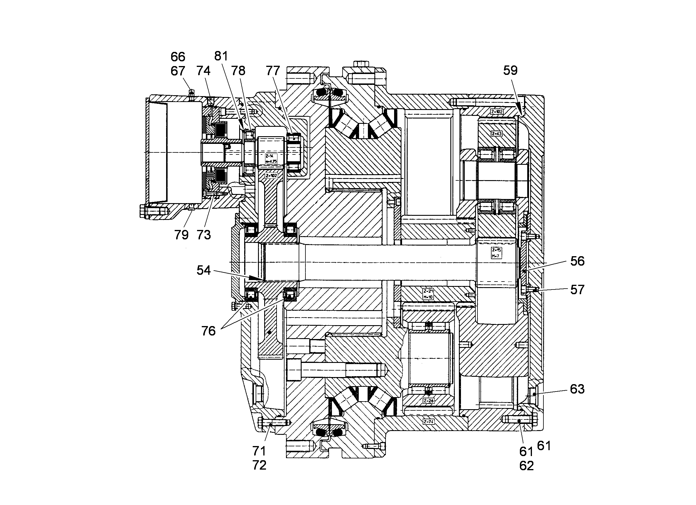СТОПОРНОЕ КОЛЬЦО DIN 472 92 463003301 LIEBHERR