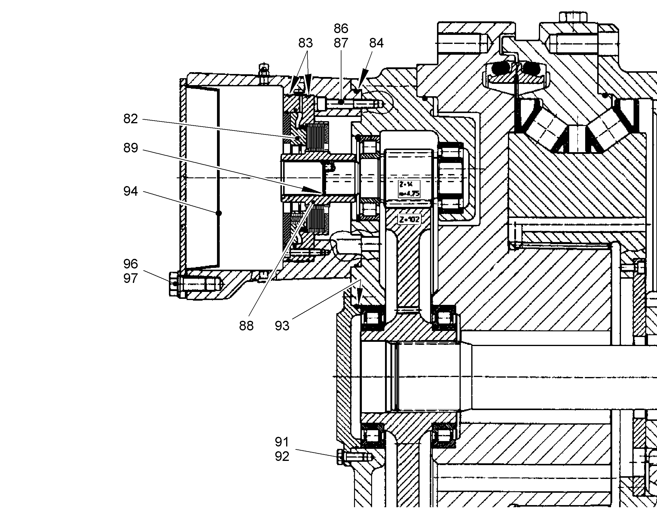 УПЛОТНИТЕЛЬНОЕ КОЛЬЦО 190X3 726432901 LIEBHERR